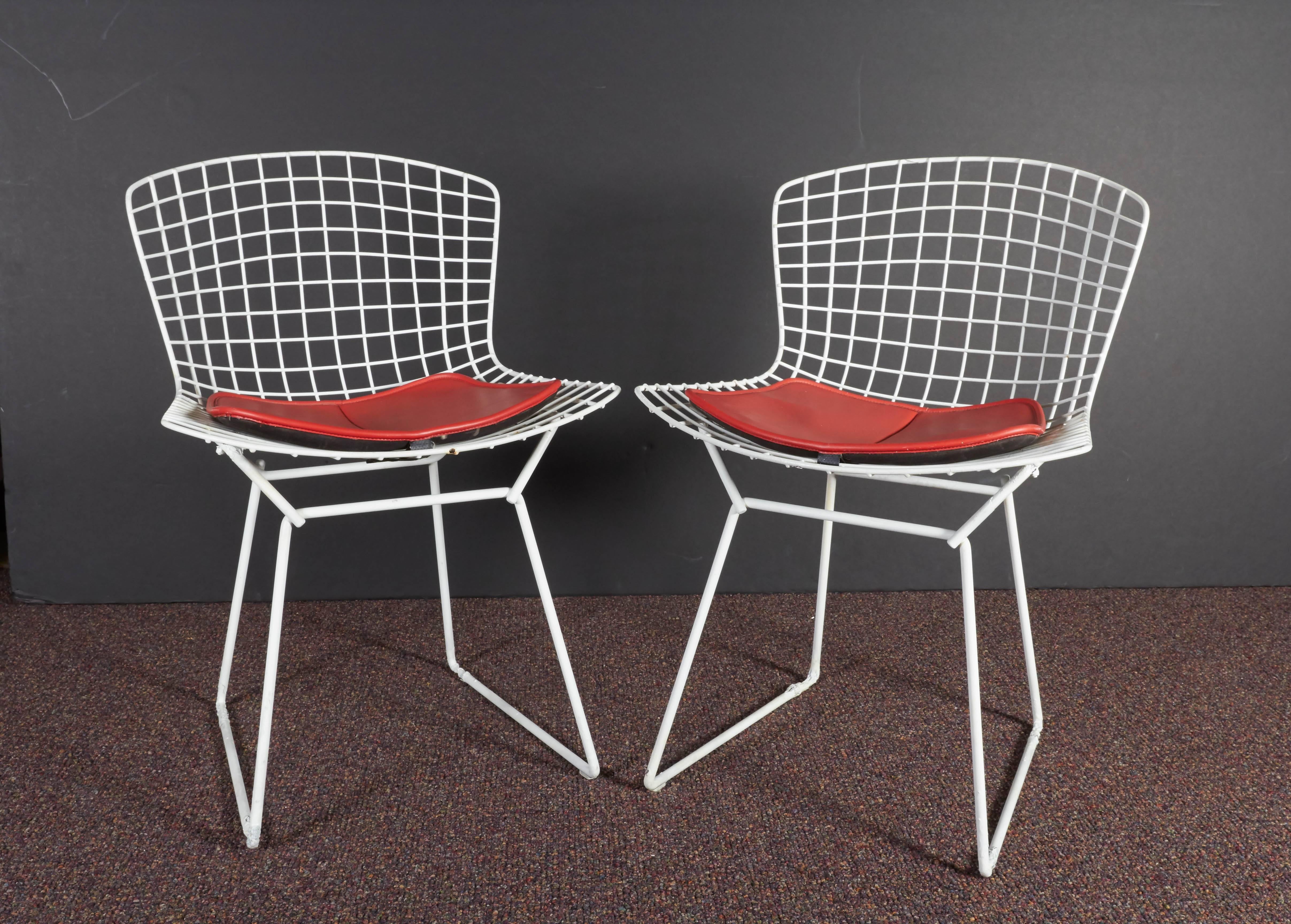 Set of Six Harry Bertoia Side Chairs for Knoll 1