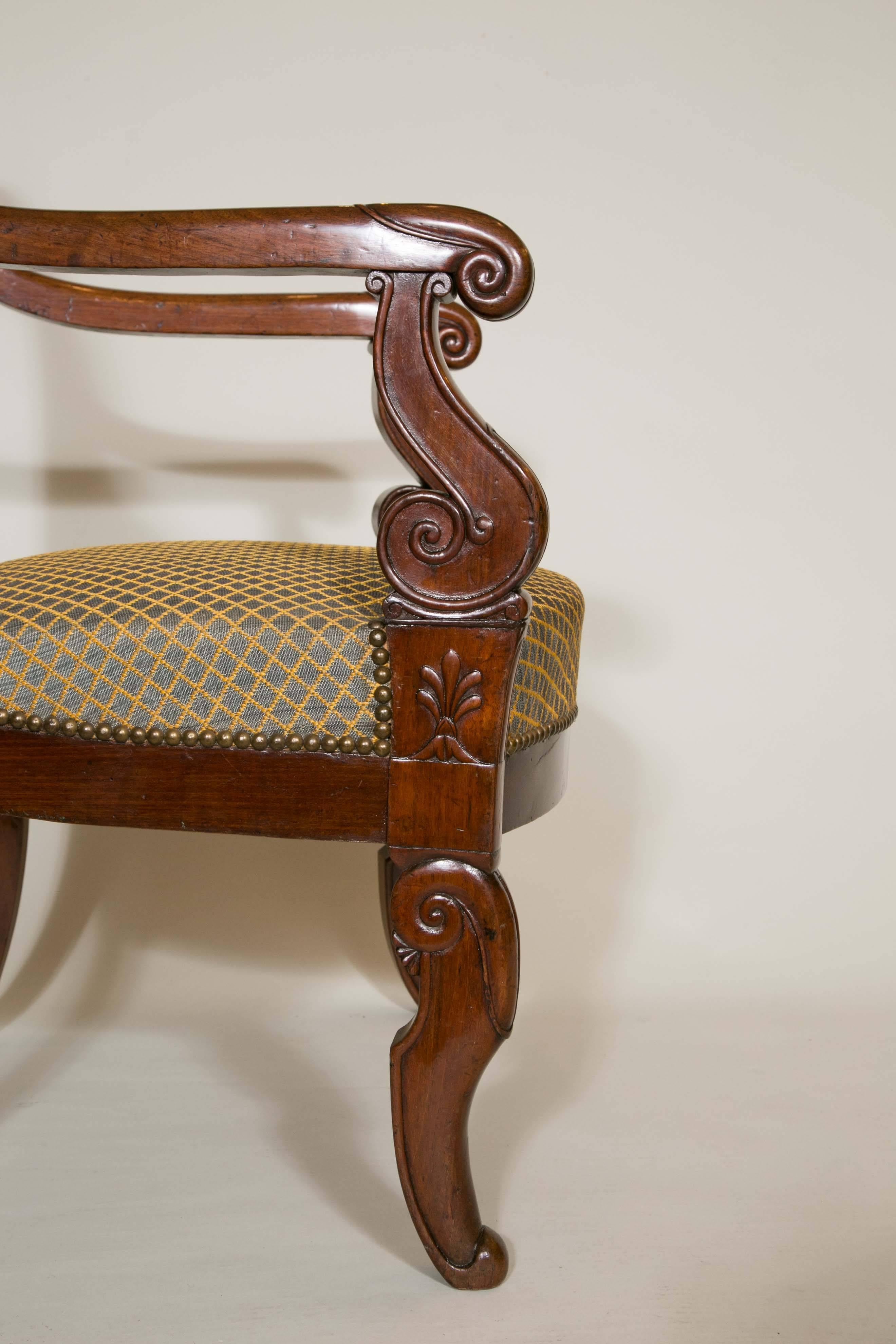 Suite of Four Armchairs from the Restauration Period, 19th Century 1