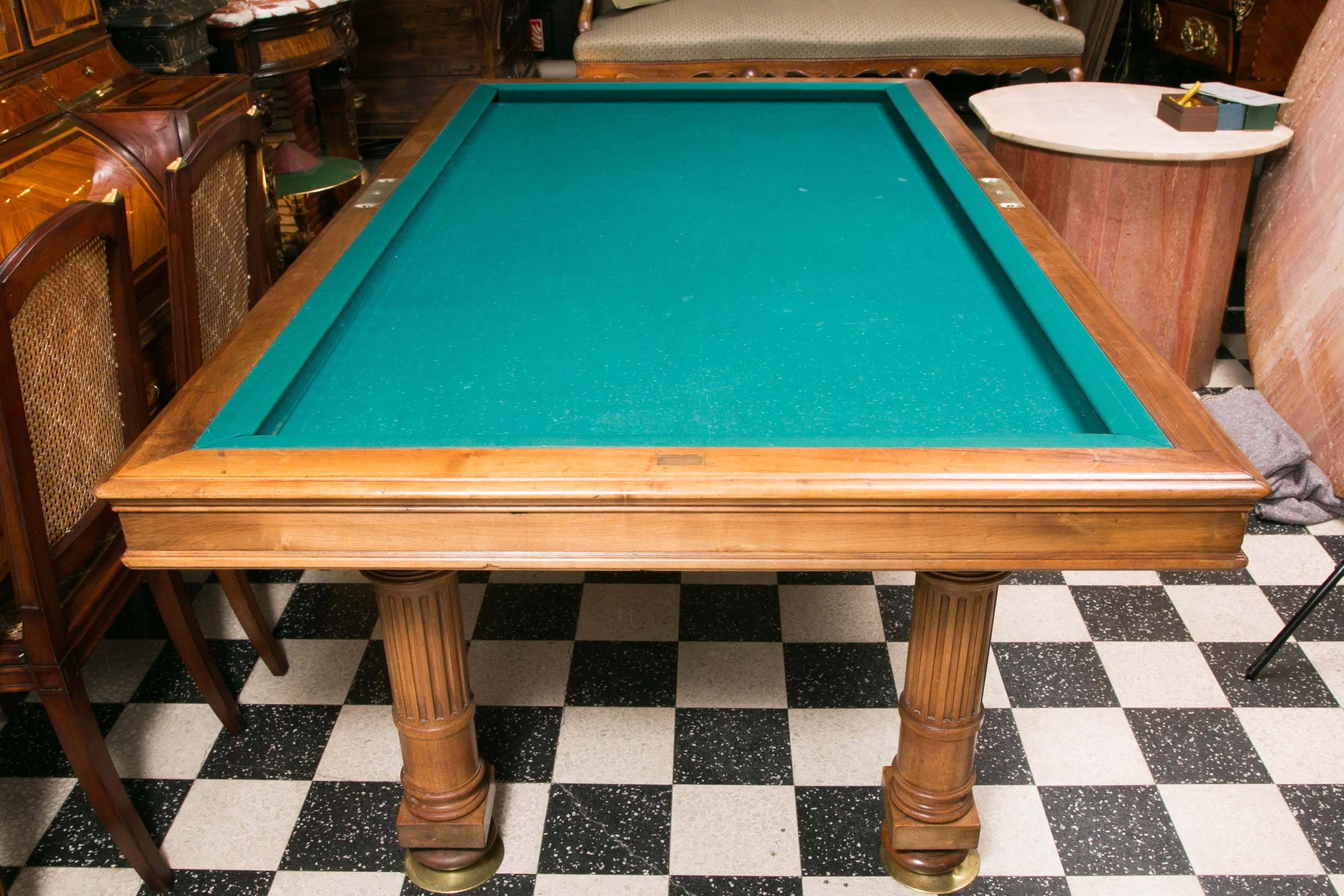 Louis XVI French Billiard Games Table from the Beginning of the 20th Century