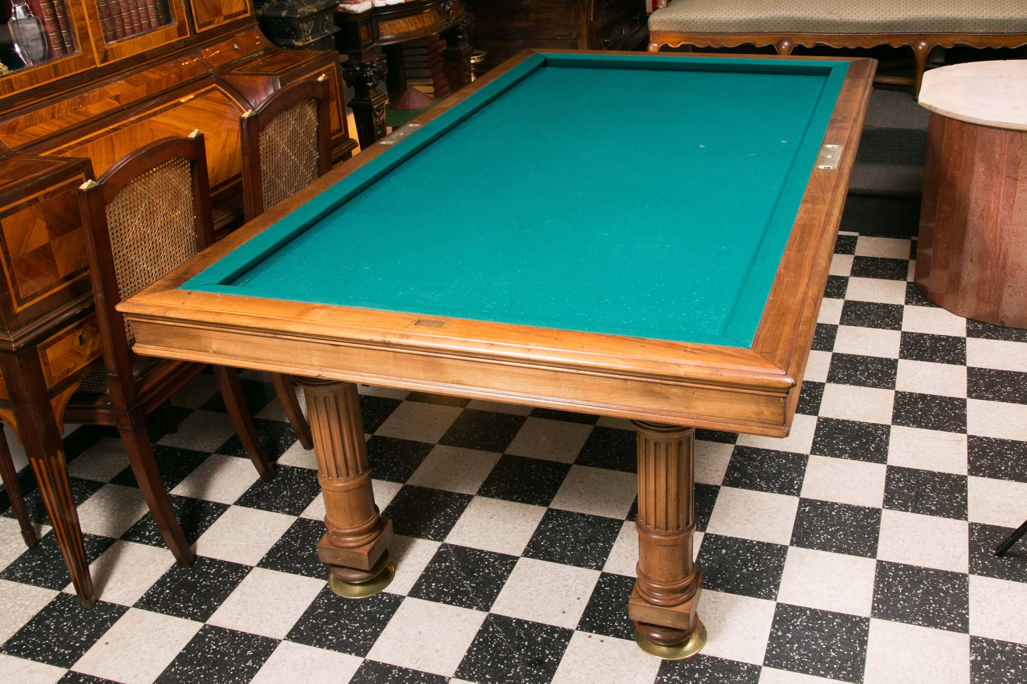 French Billiard Games Table from the Beginning of the 20th Century In Excellent Condition In Saint-Ouen, FR