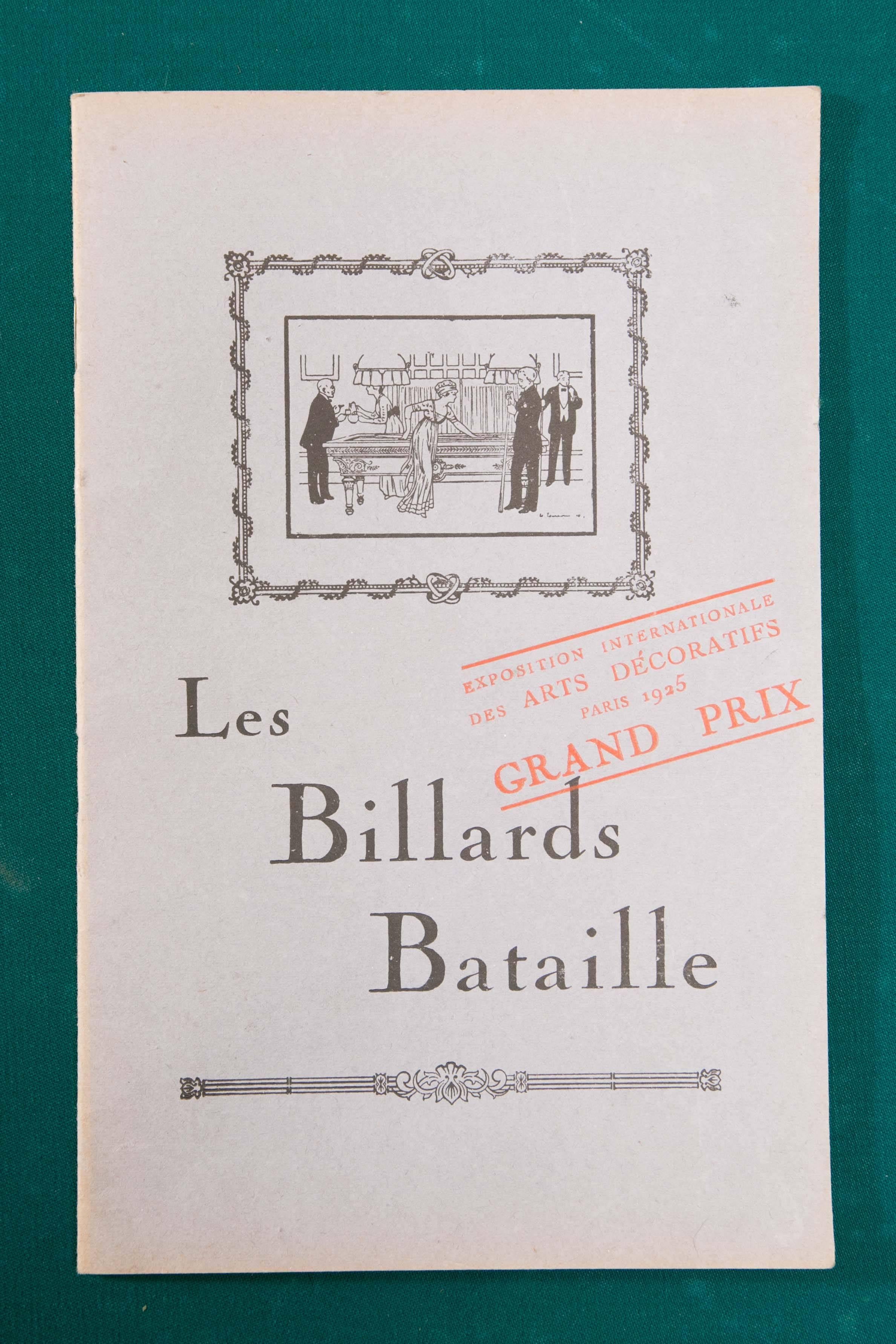 French Billiard Games Table from the Beginning of the 20th Century 2