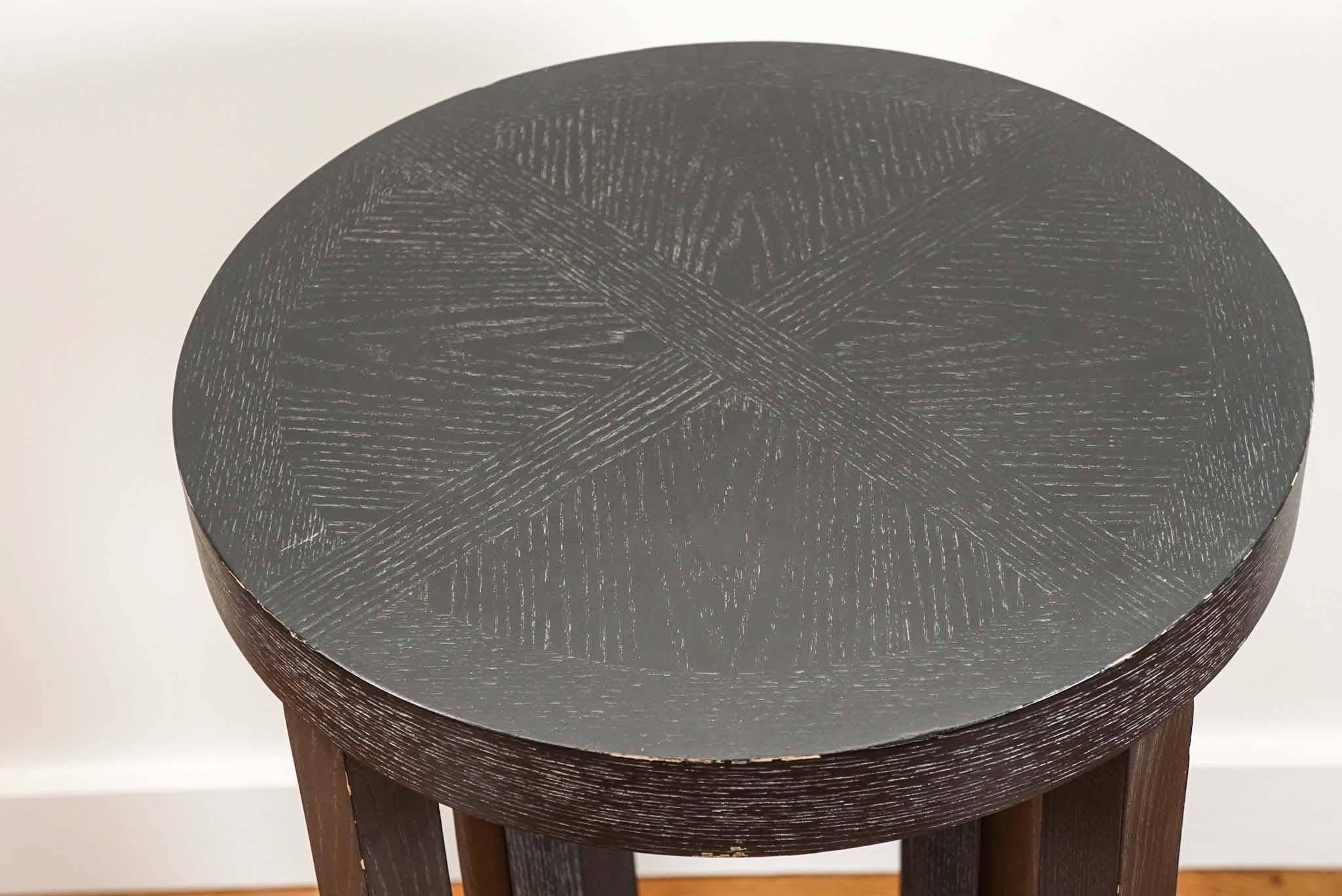 American Ebonized Oak Secessionist Table