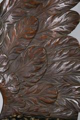 19th Century Carved Black Forest Chair with an Eagle