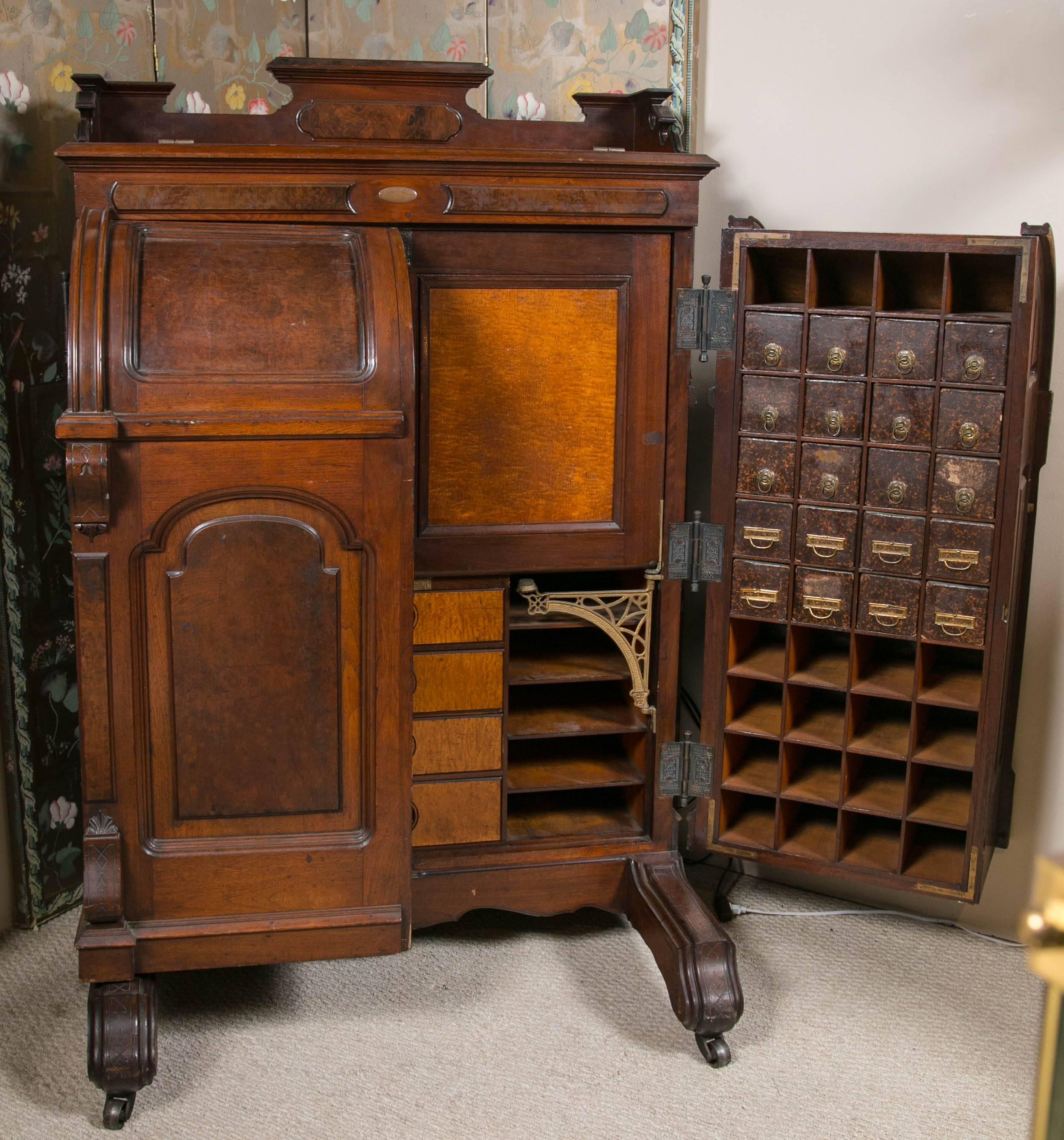 Early Victorian Wooten Desk