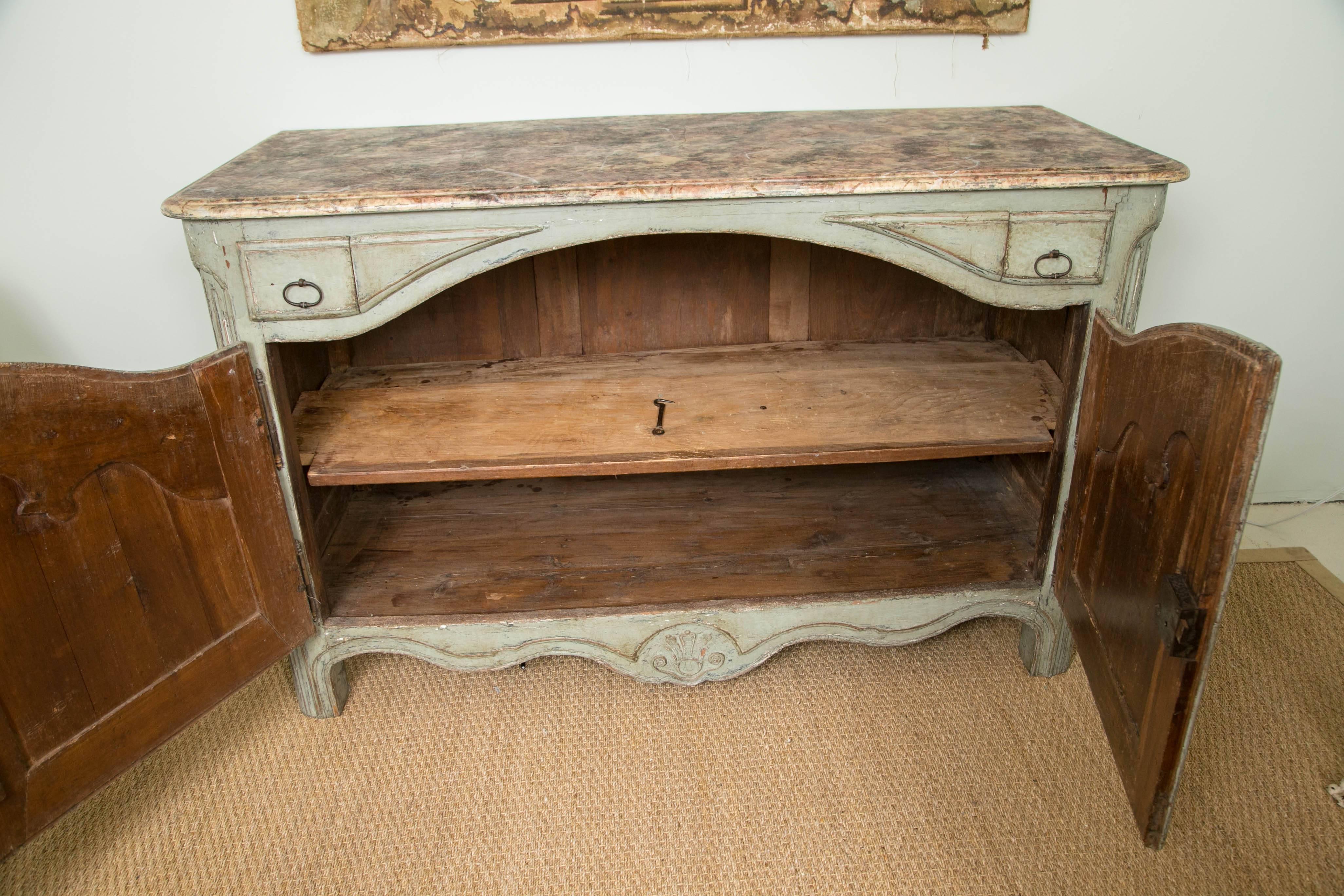 Wood 18th Century French Buffet For Sale