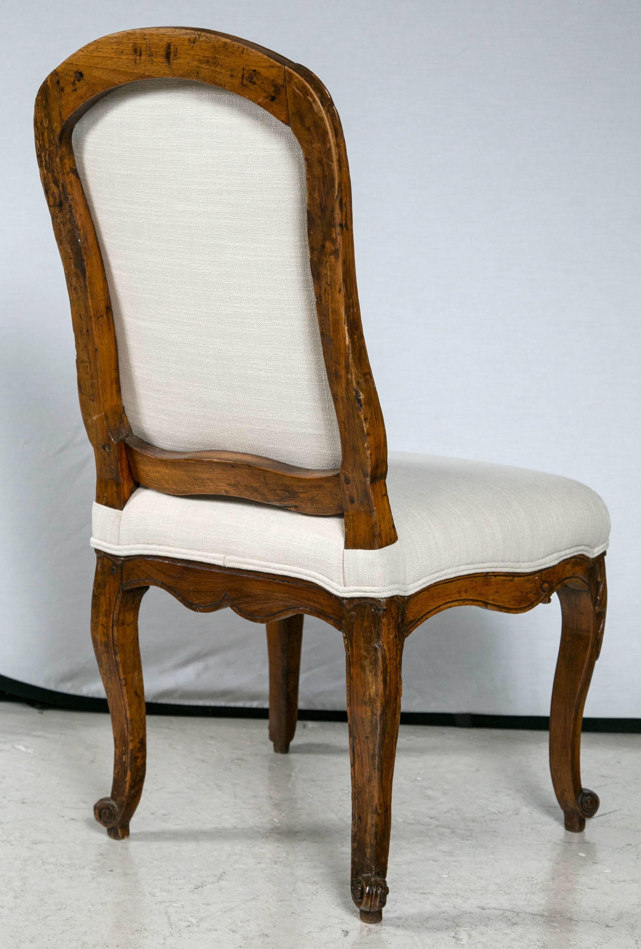 Pair of 18th Century Walnut Chairs 1