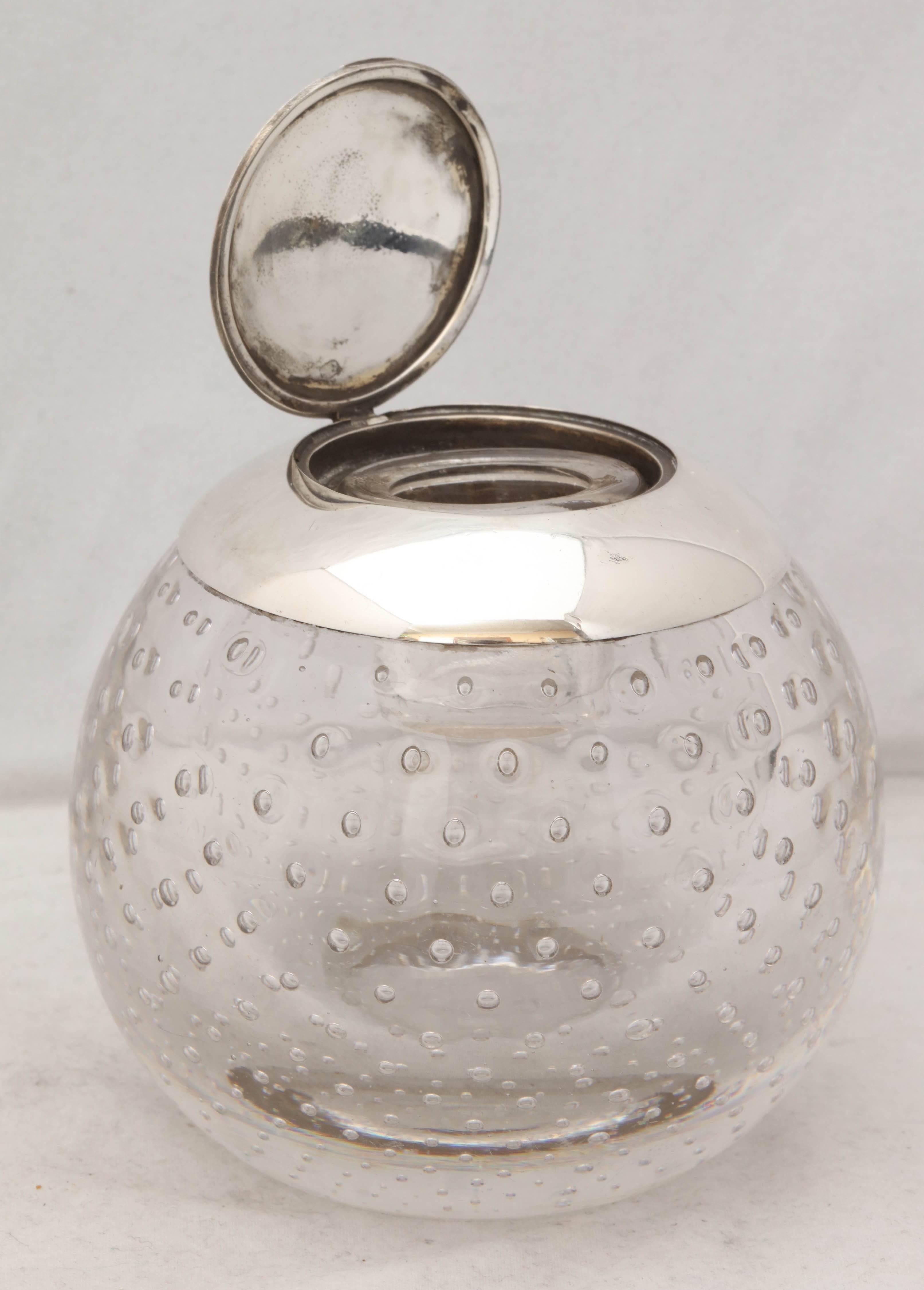 American Edwardian Made for Tiffany Sterling Silver-Mounted 