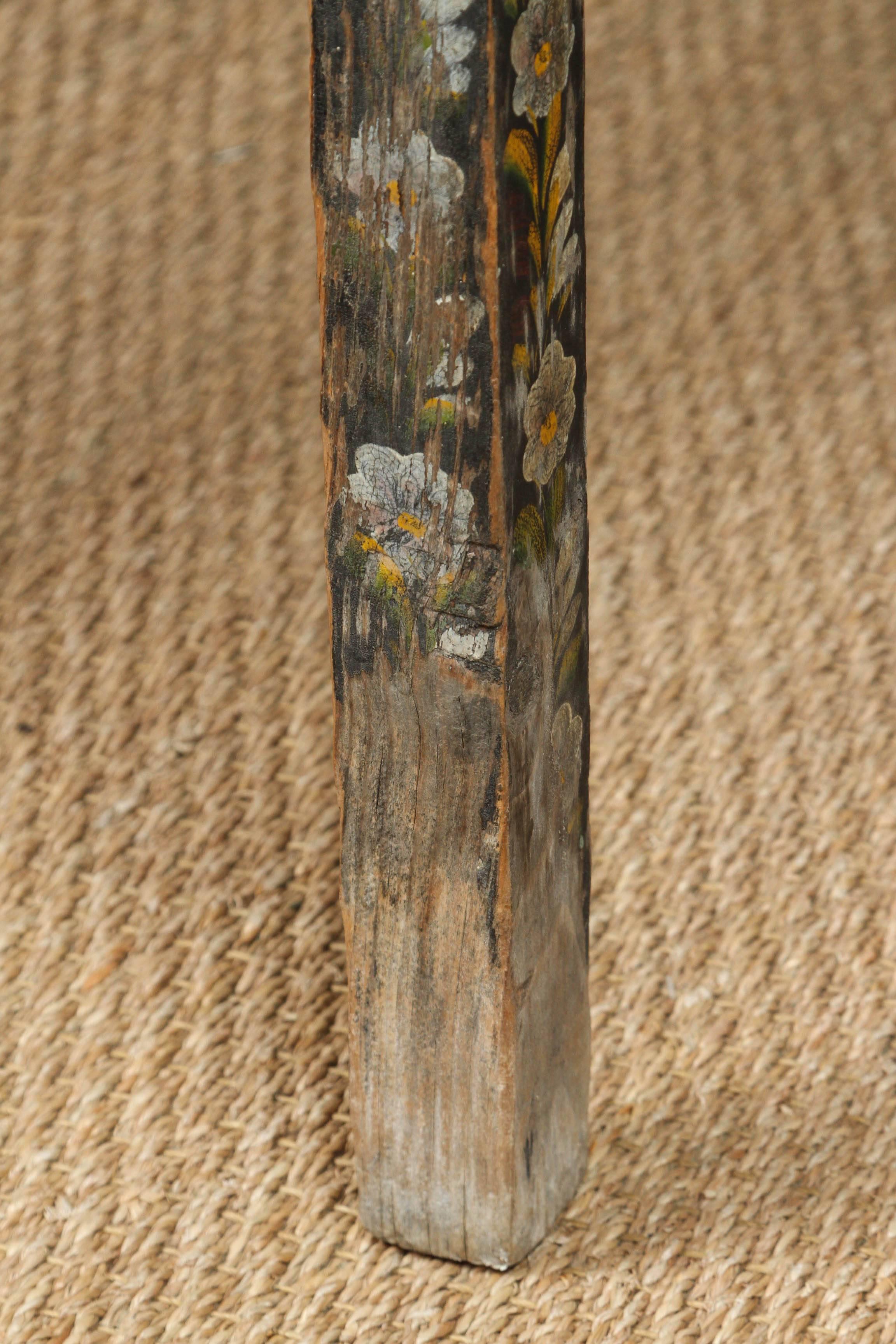 Mexican Hand-Painted Table, Olinala Paint Work 4