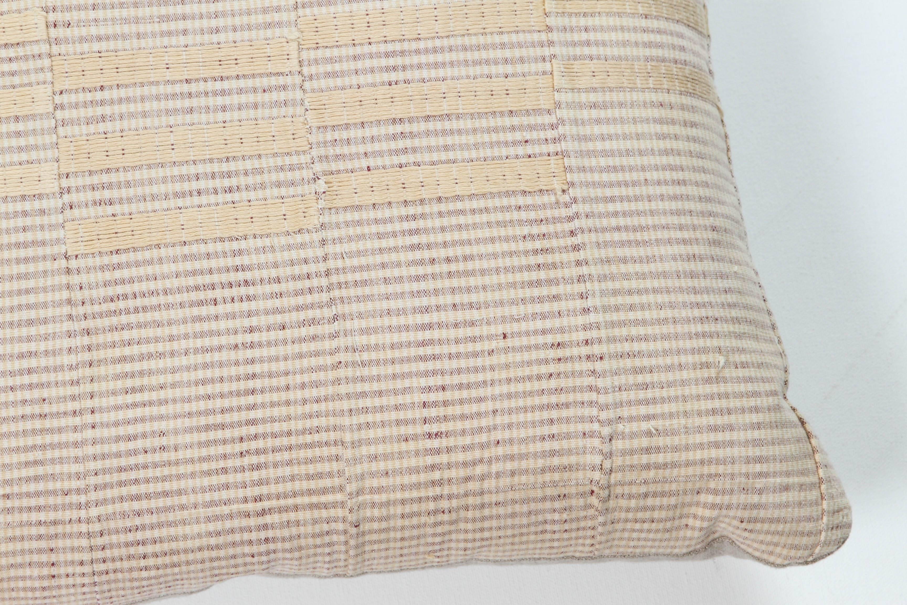 Nigerian Asoke African Textile Pillow For Sale