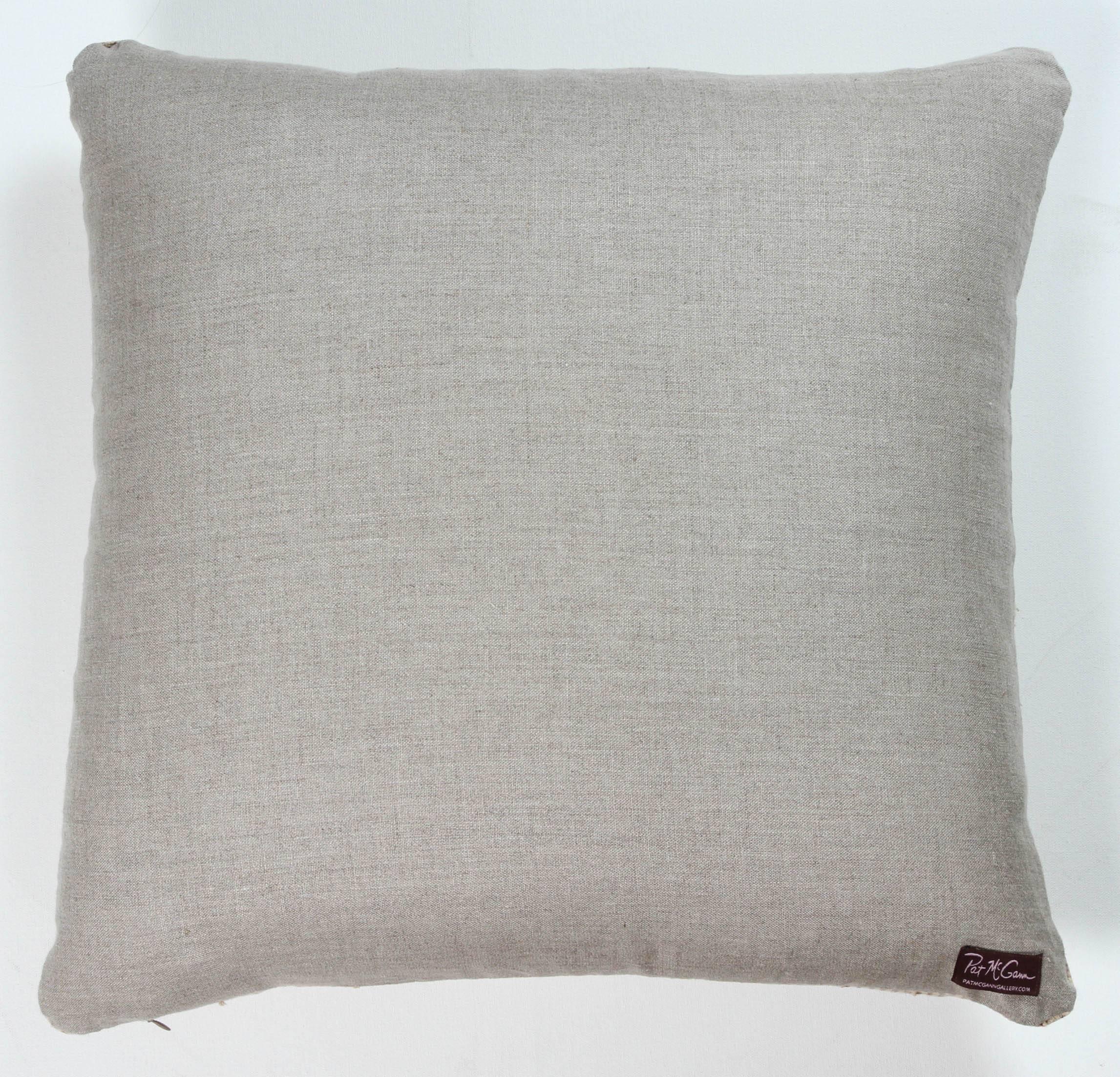 Cotton Asoke African Textile Pillow For Sale