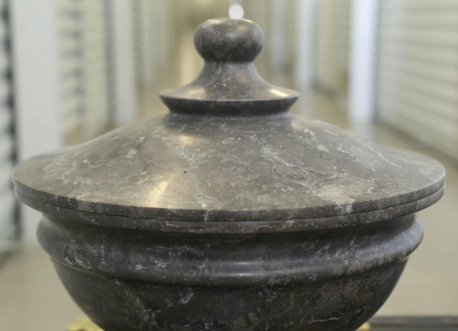 Stone Jar and Top For Sale at 1stdibs