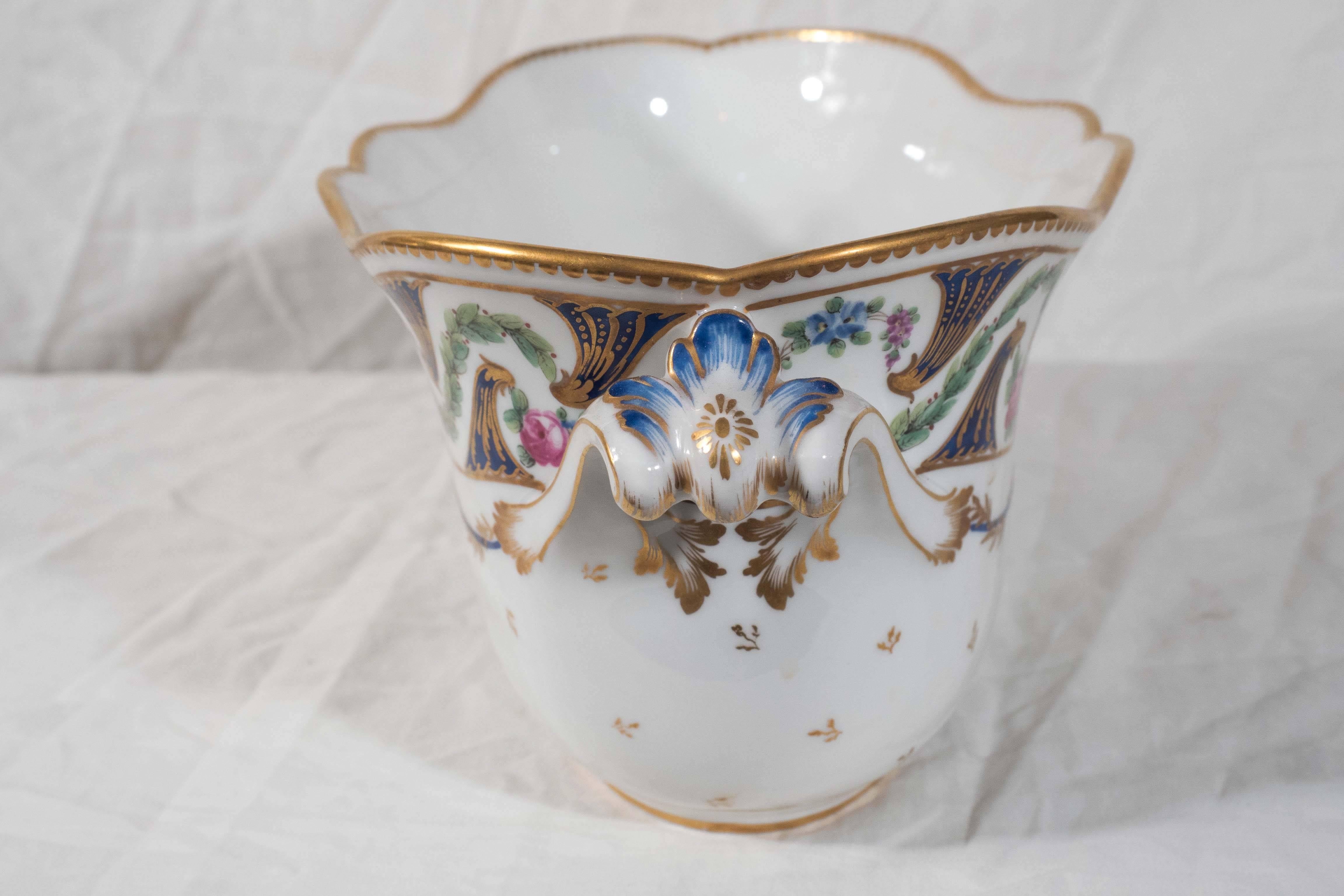 Antique French Planter in Sevres Style 1