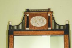 Unusual Biedermeier Pier Mirror, circa 1825