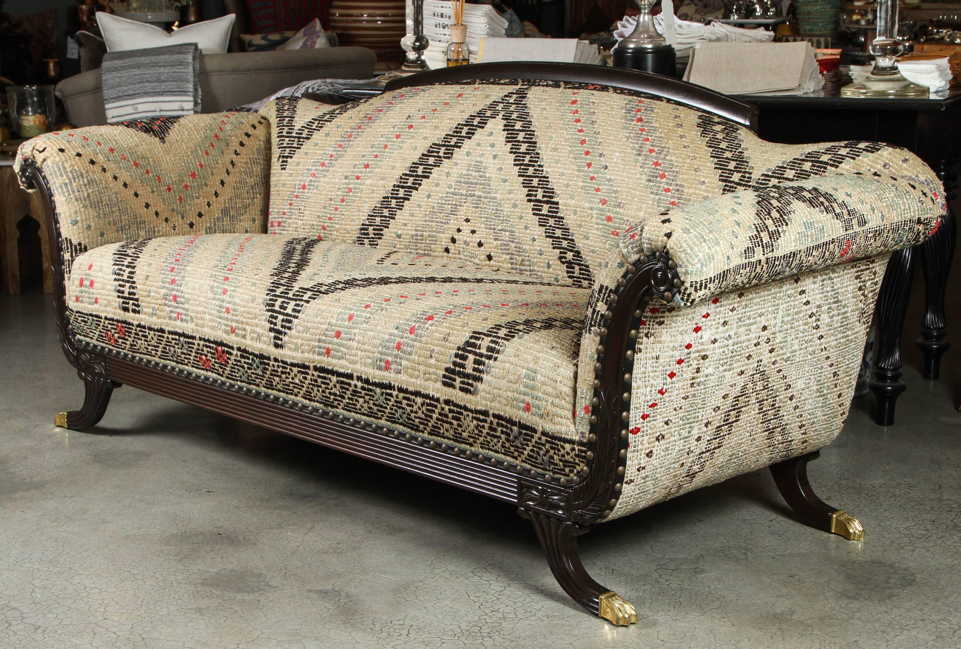 Duncan Phyfe Style Sofa, 1930s In Excellent Condition In Pasadena, CA