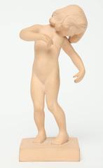 Early 20th Century Art Deco Danish Kai Nielson Terracotta Modern Girl Sculpture