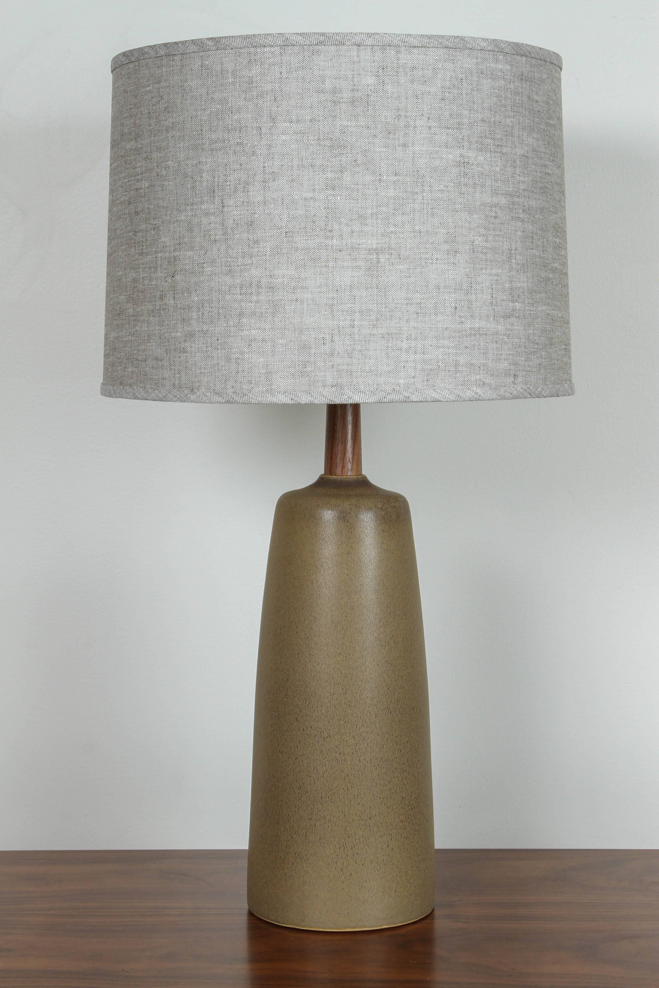 Ceramic Pair of Tor Lamps by Stone and Sawyer for Lawson-Fenning