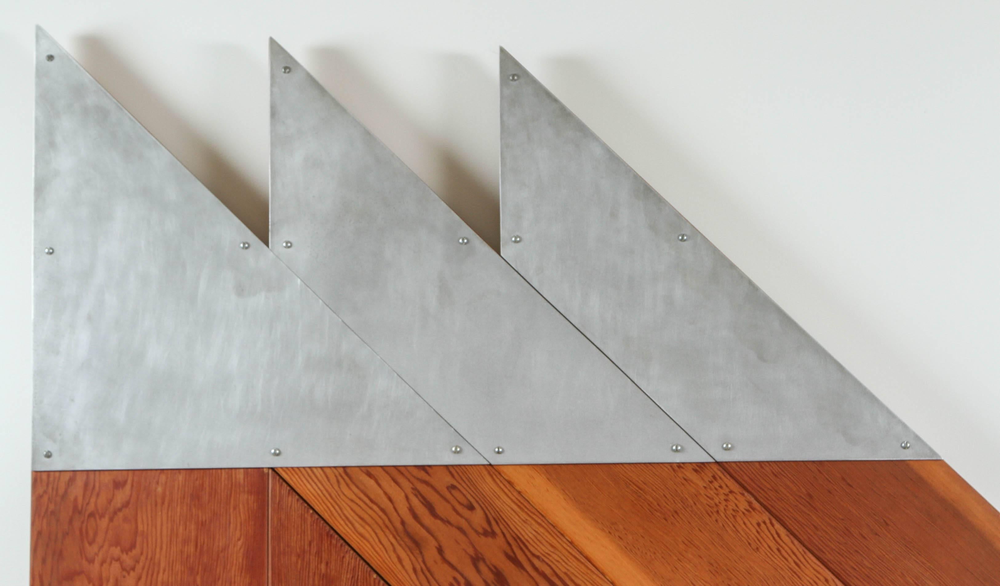 Large wall sculpture by J. Dominguez. Signed and dated.