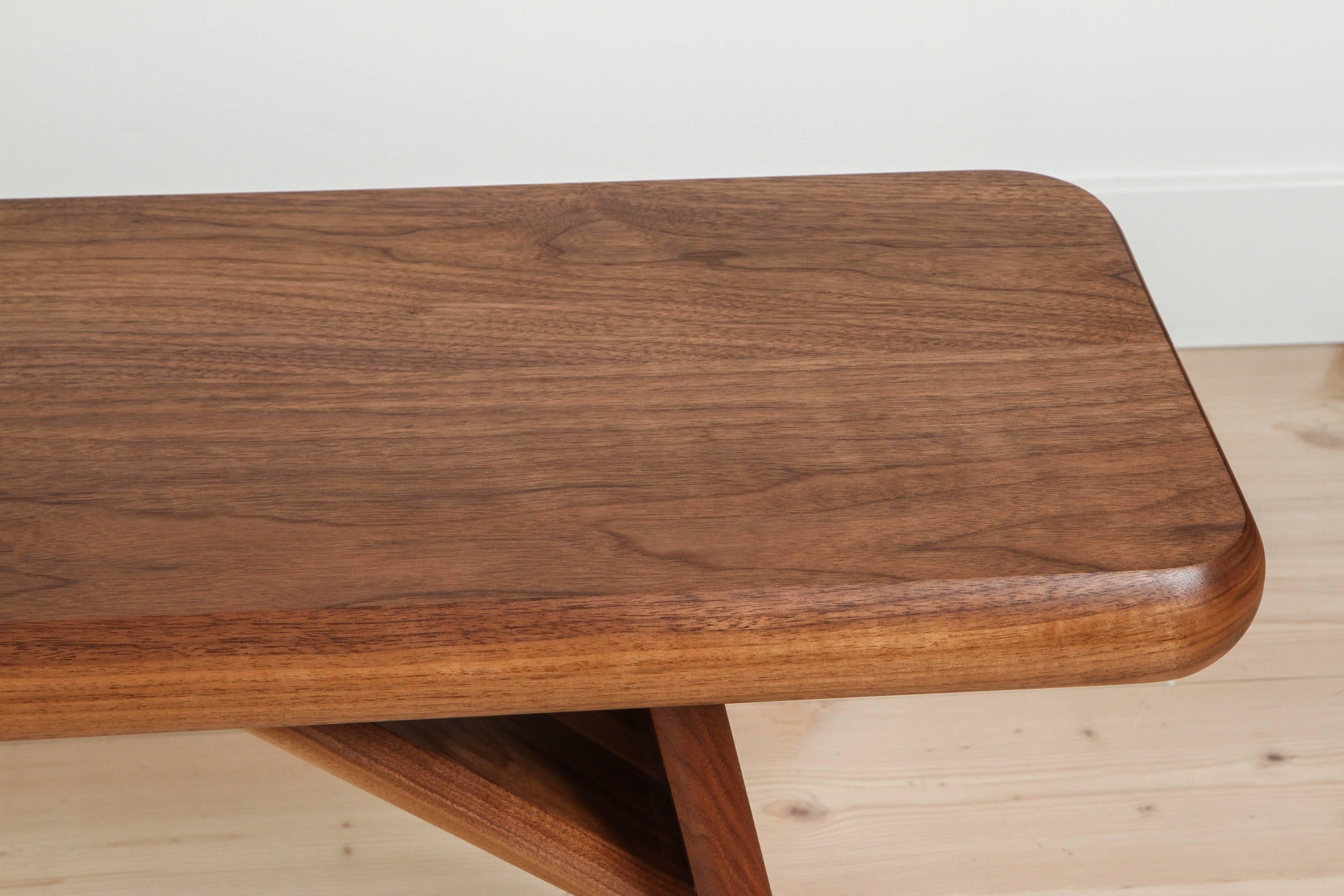 Merton Bench in Walnut by De JONG & Co. 2