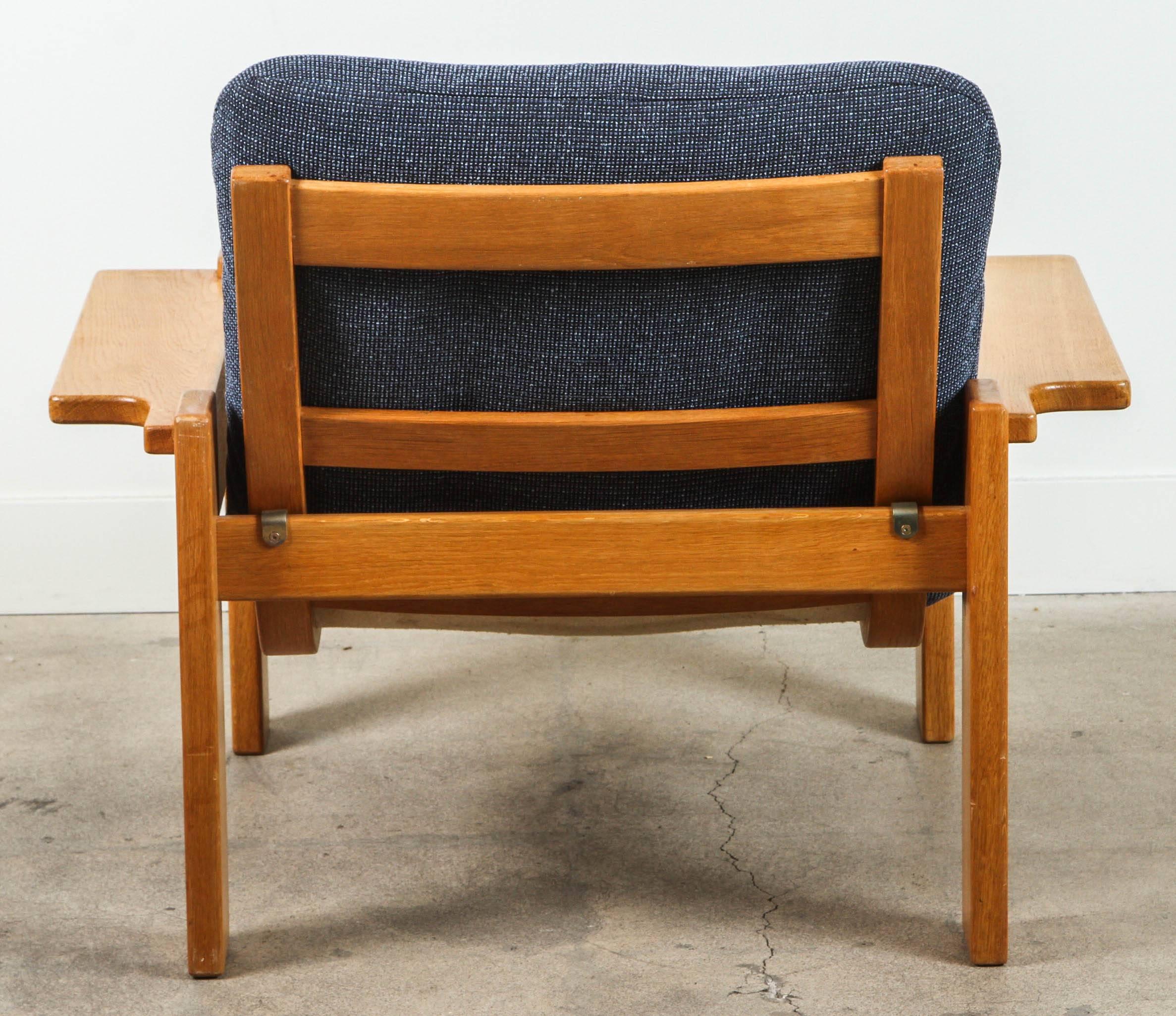 Late 20th Century Pair of Solid Oak Armchairs by Yngve Ekstrom for Swedese