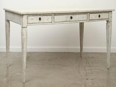 Antique Swedish Gustavian style Painted Writing Desk Mid-19th Century