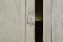 Antique Swedish Gustavian Style Painted Three-Door Sideboard Late 19th Century