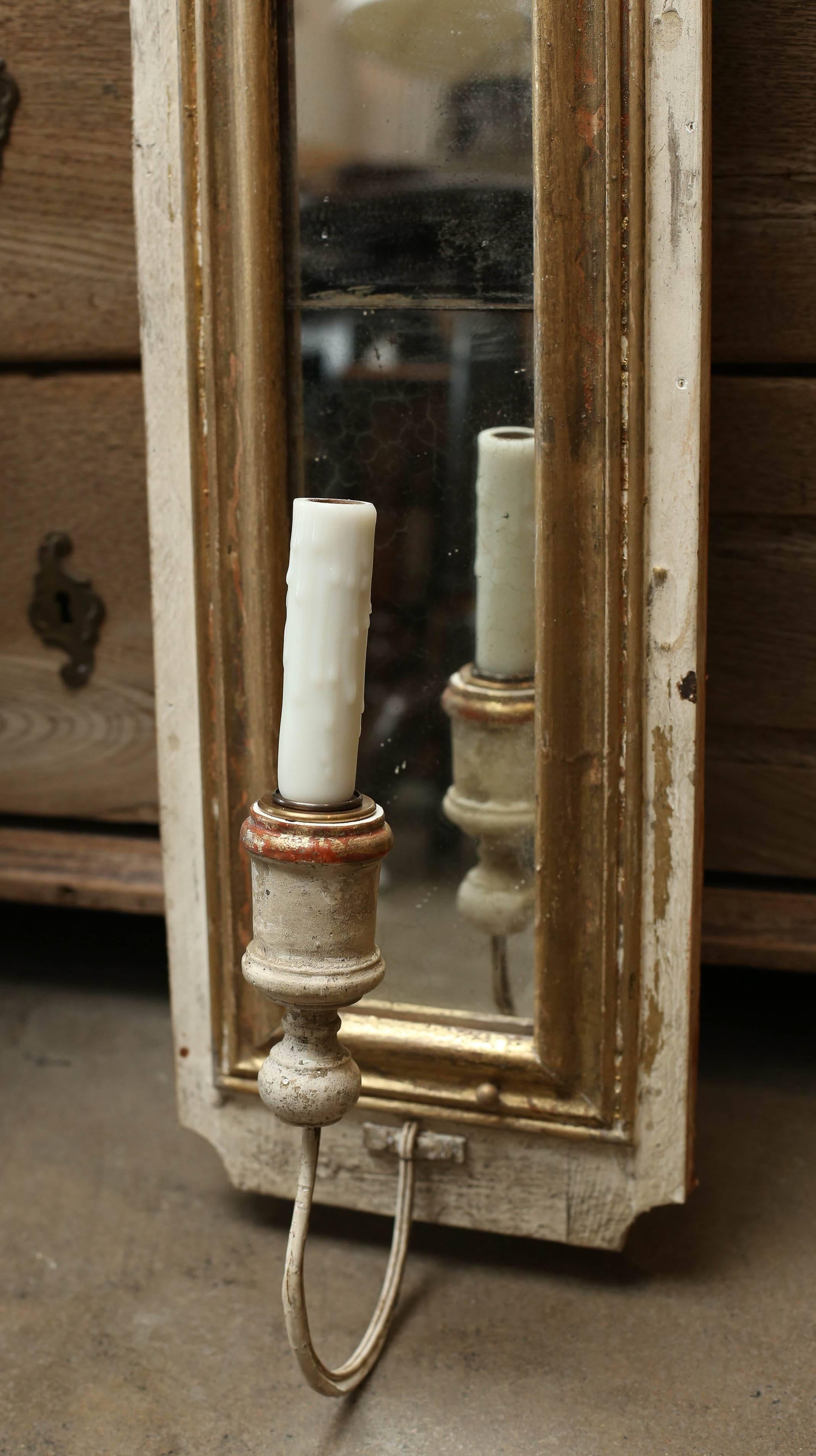 18th Century Fragment Sconces In Excellent Condition For Sale In Houston, TX