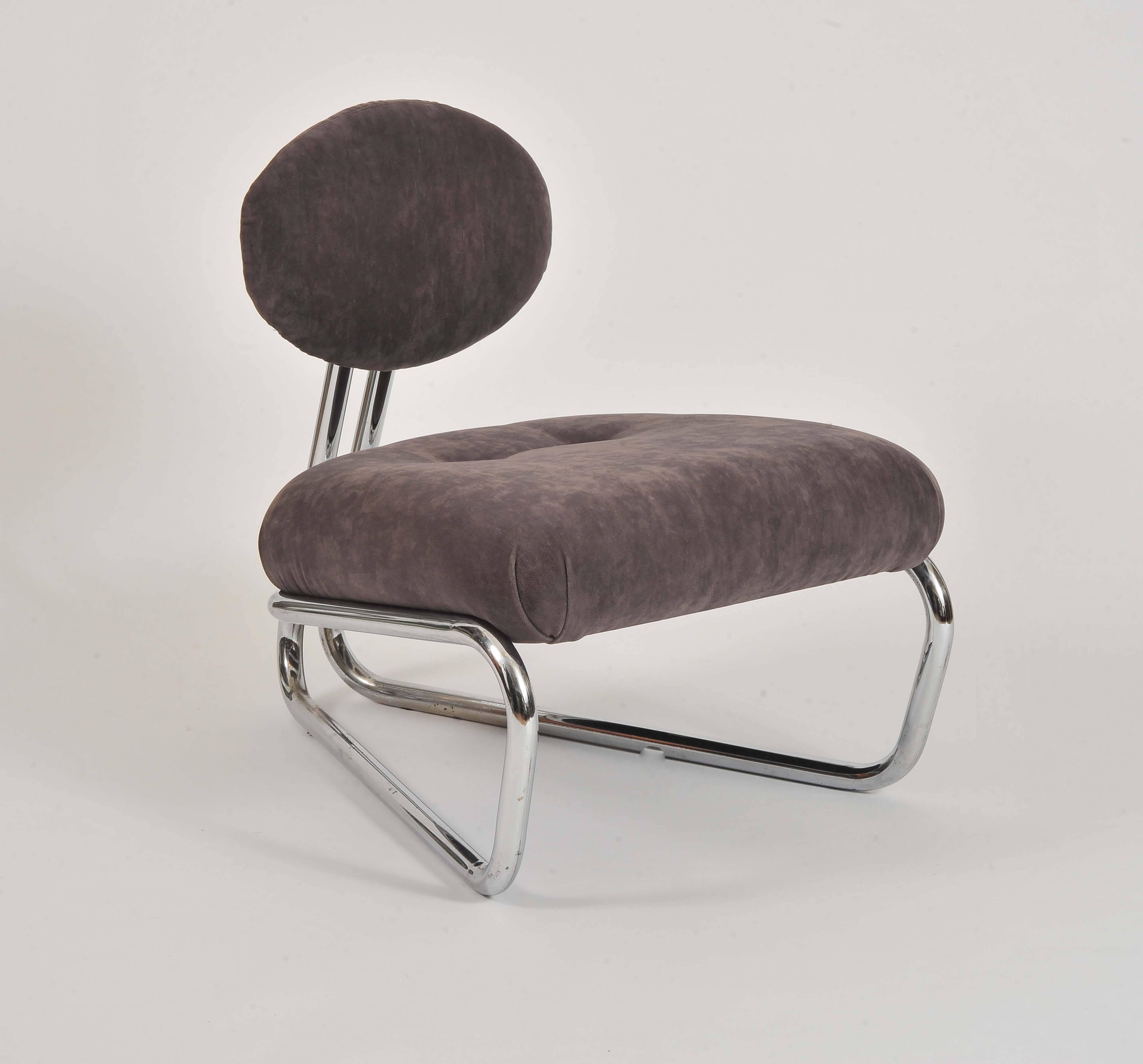 Mid-Century Modern Italian Lounge Chair