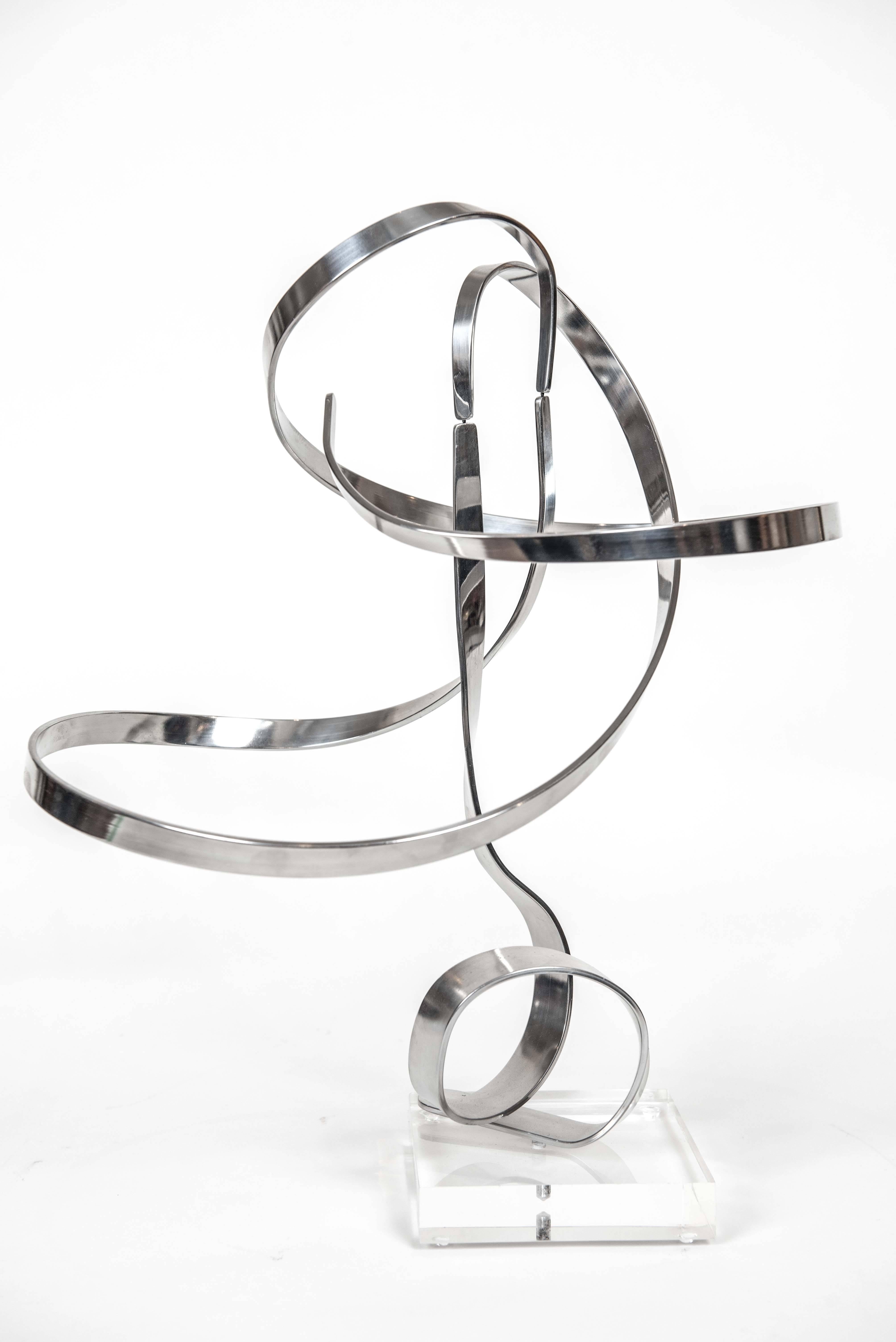Late 20th Century Kinetic Aluminum Sculpture by American Charles Taylor, circa 1975