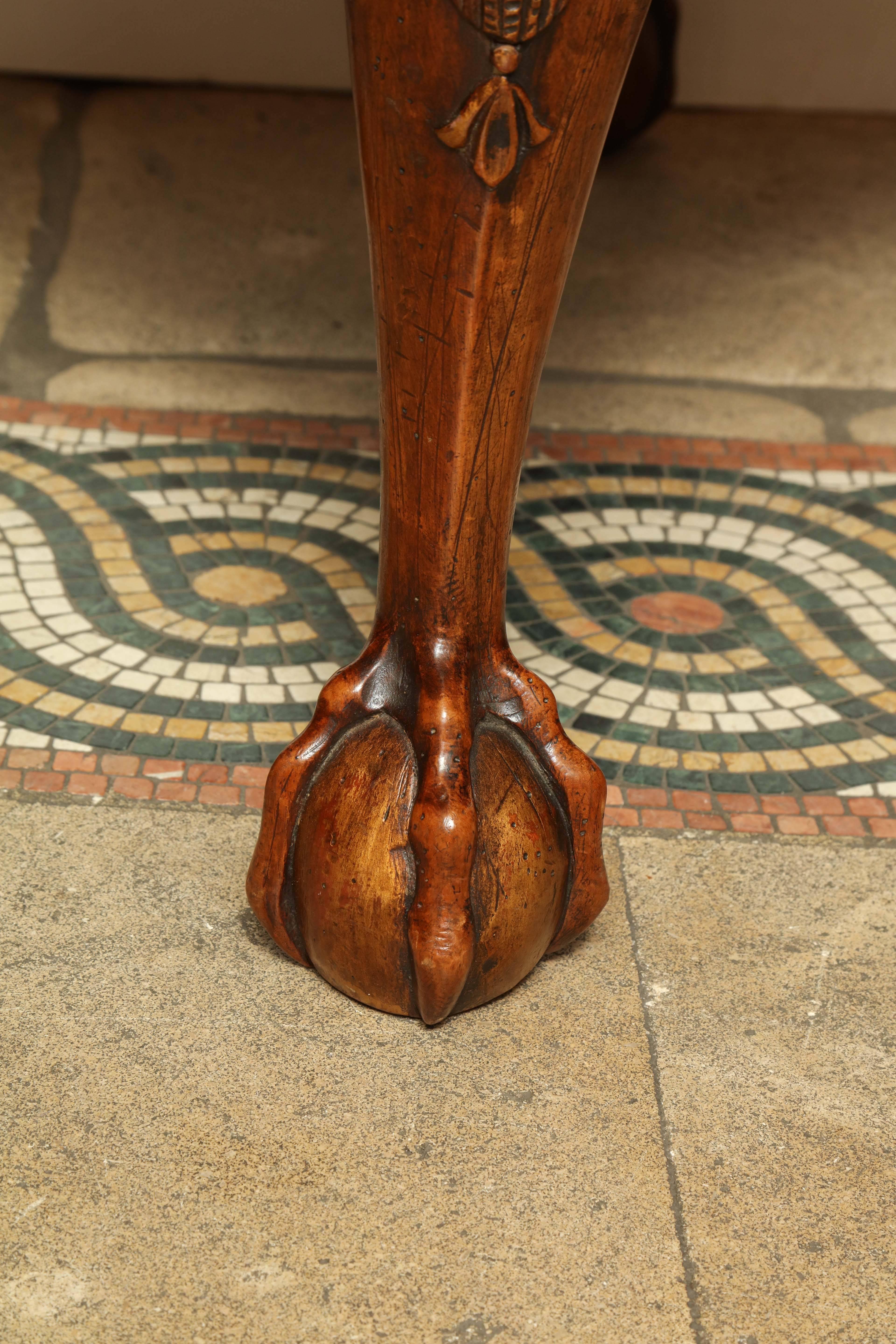 19th Century Pair of George II Ball and Claw Foot Stool