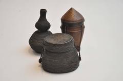 19th Century Asian Basket Trio