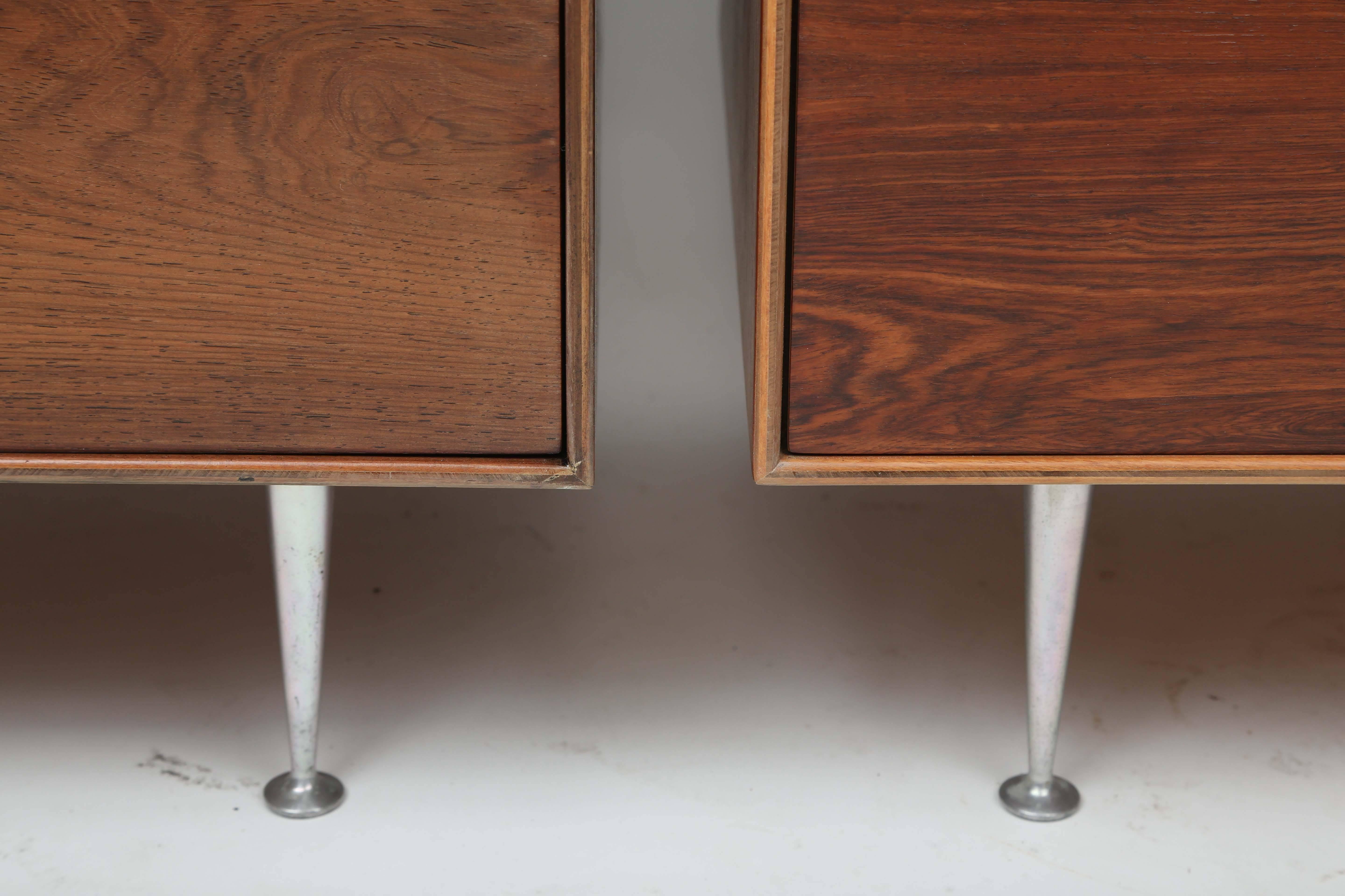 Mid-20th Century George Nelson Rosewood Thin Edge Dressers For Sale