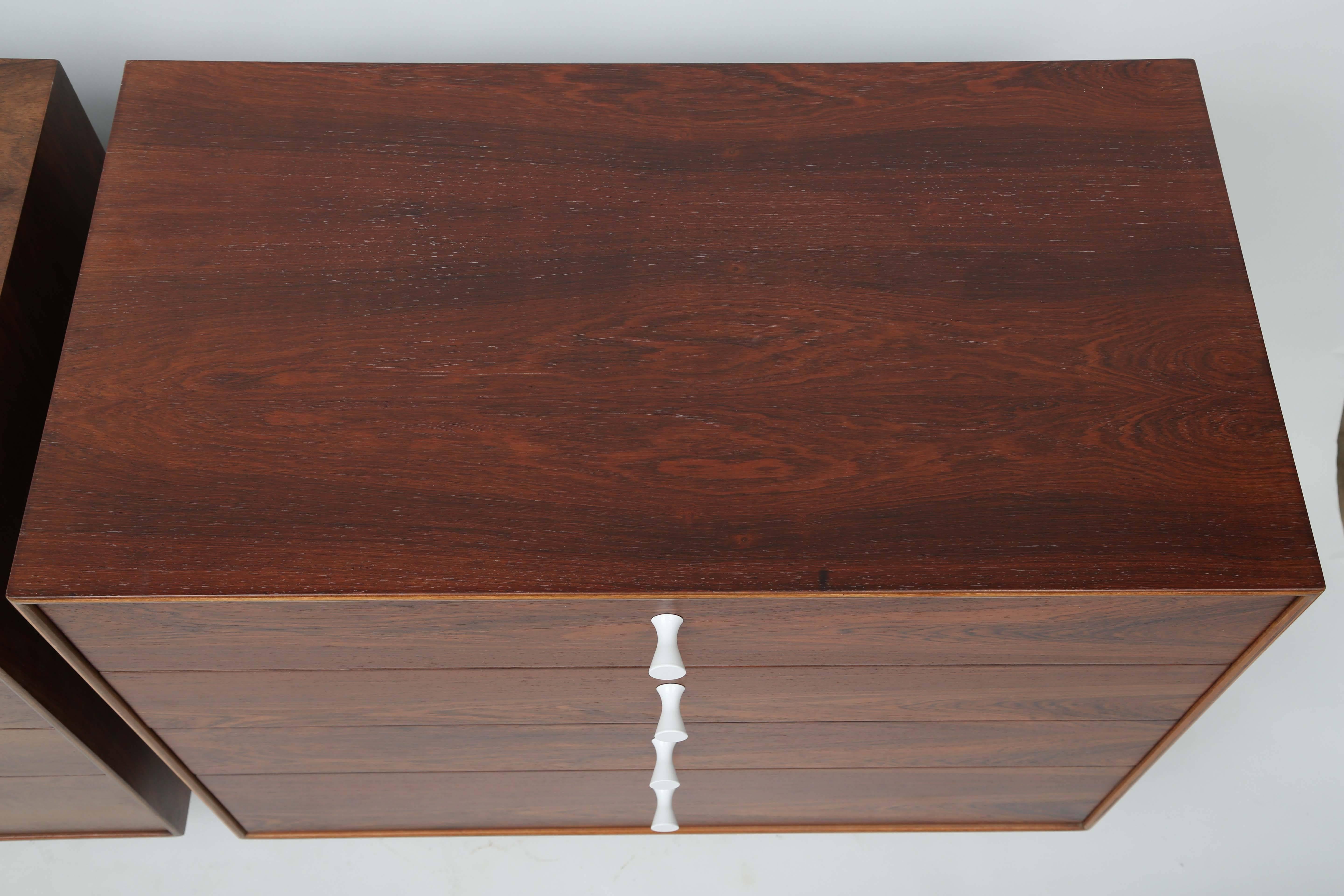 George Nelson Rosewood Thin Edge Dressers For Sale 1