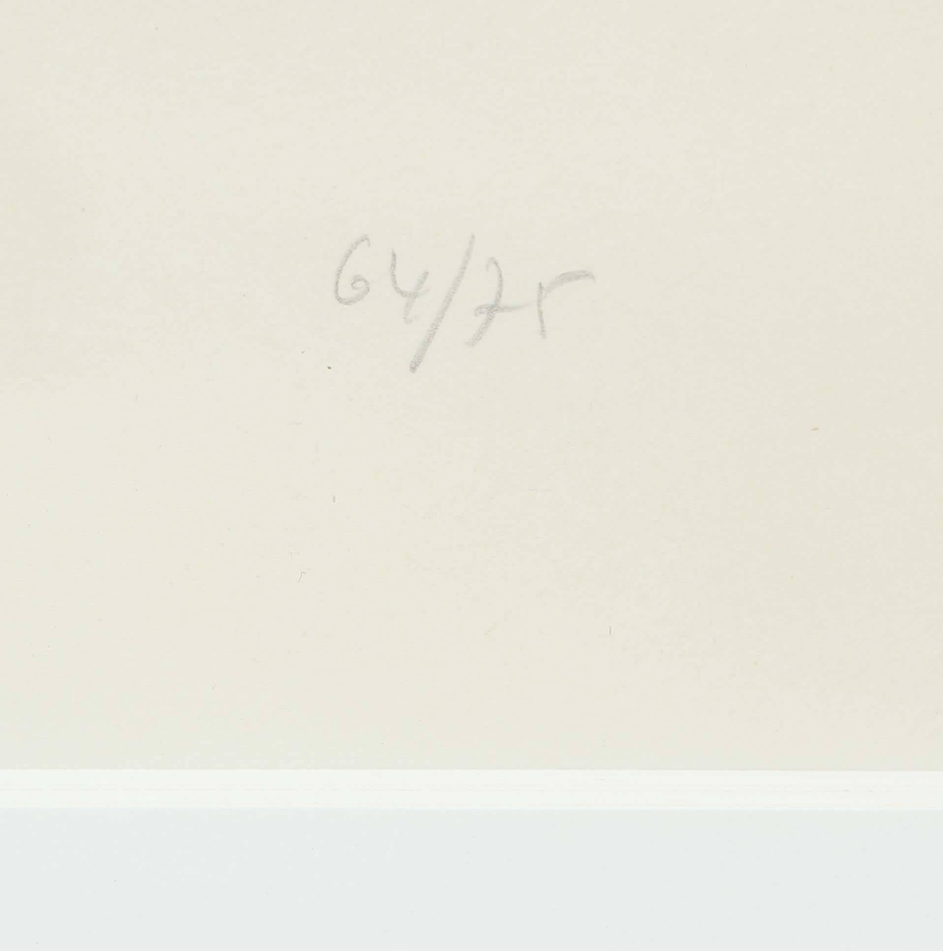 An elegant lithograph printed on rives BFK white paper published
by Maeght Editeur, Paris.
Signed in pencil 64/75,1964.
  