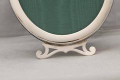 Art Nouveau Sterling Silver Oval Picture Frame