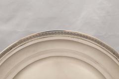 Plat de service en argent continental de style Empire