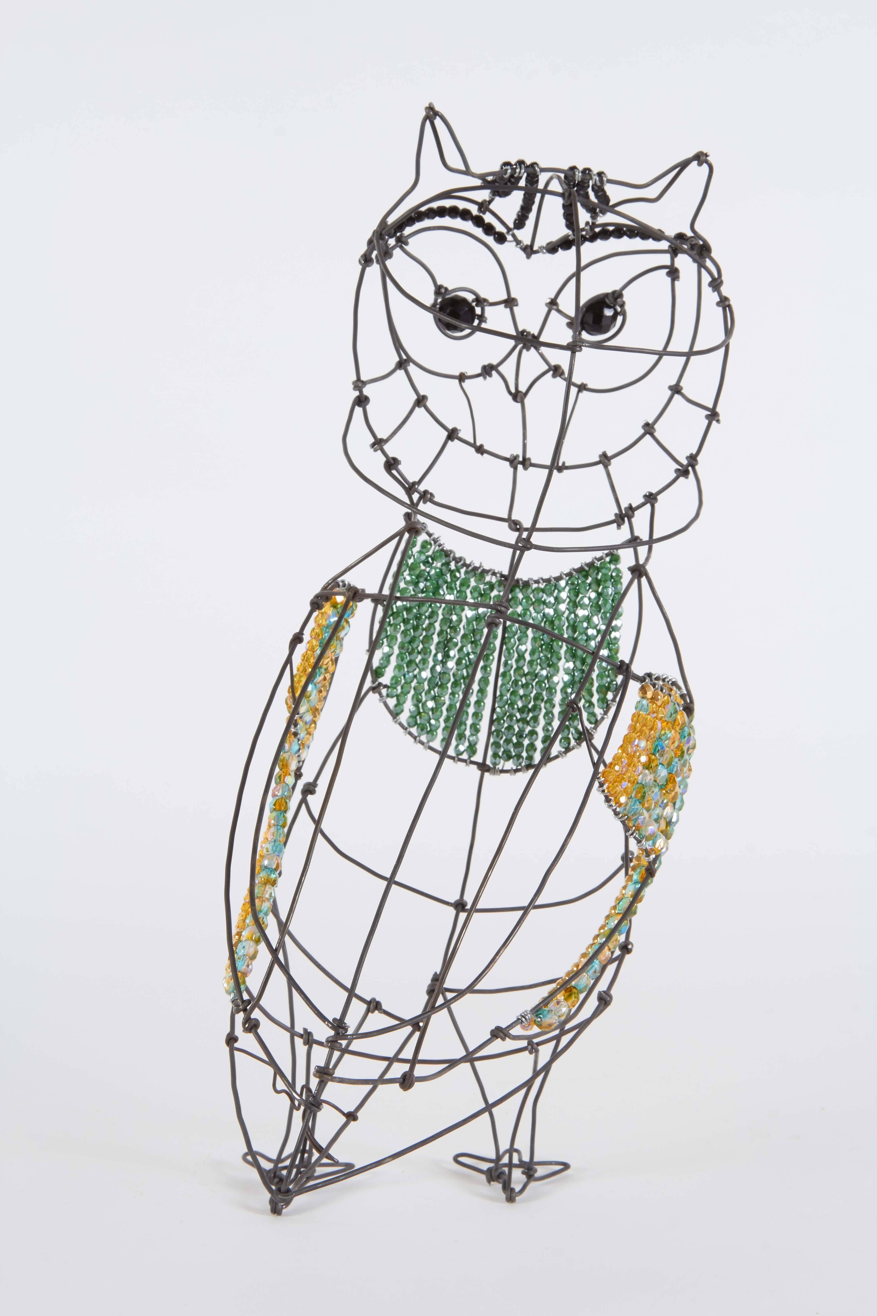 Marie Christophe Owl Wire Sculpture 1