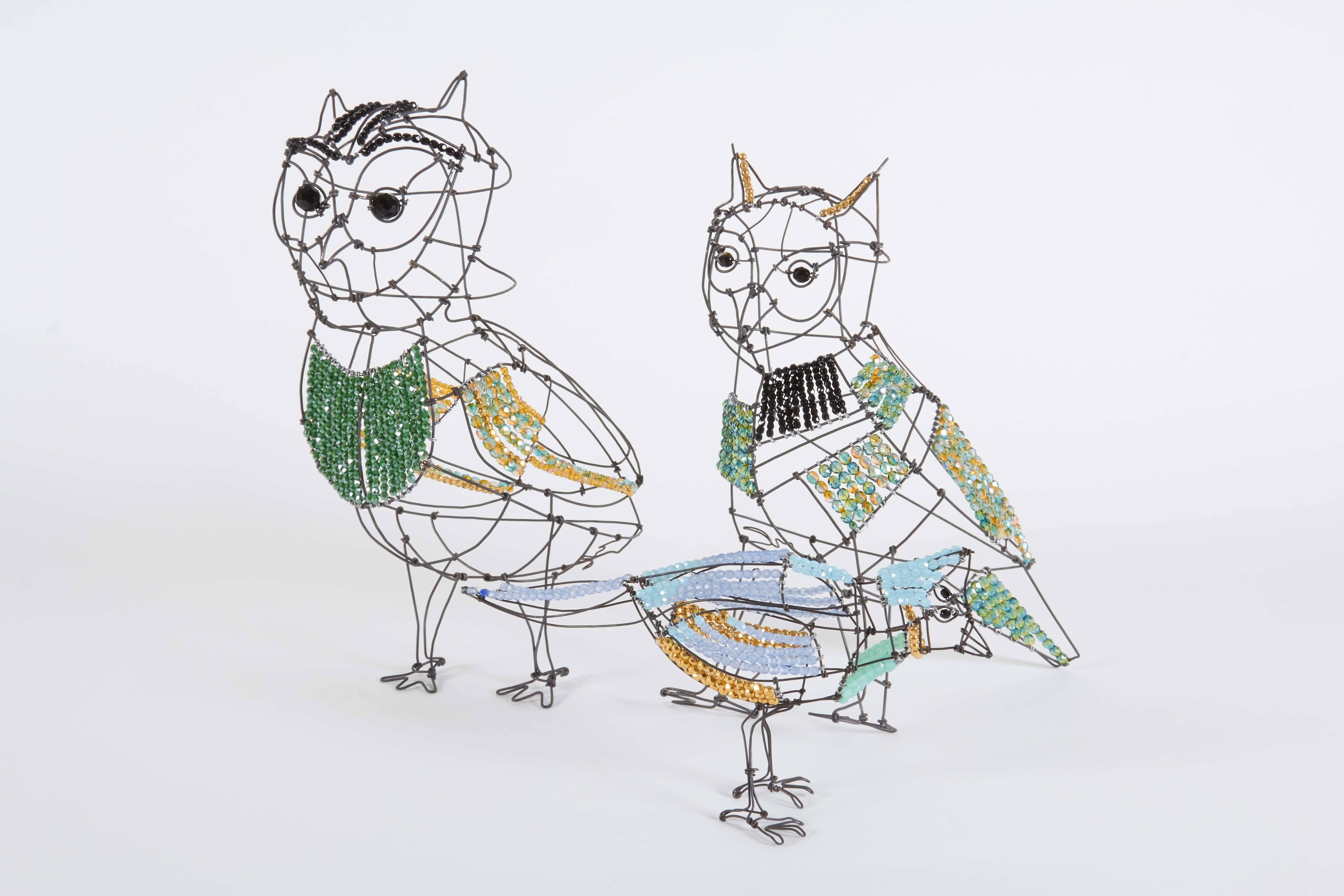 Marie Christophe Owl Wire Sculpture 2