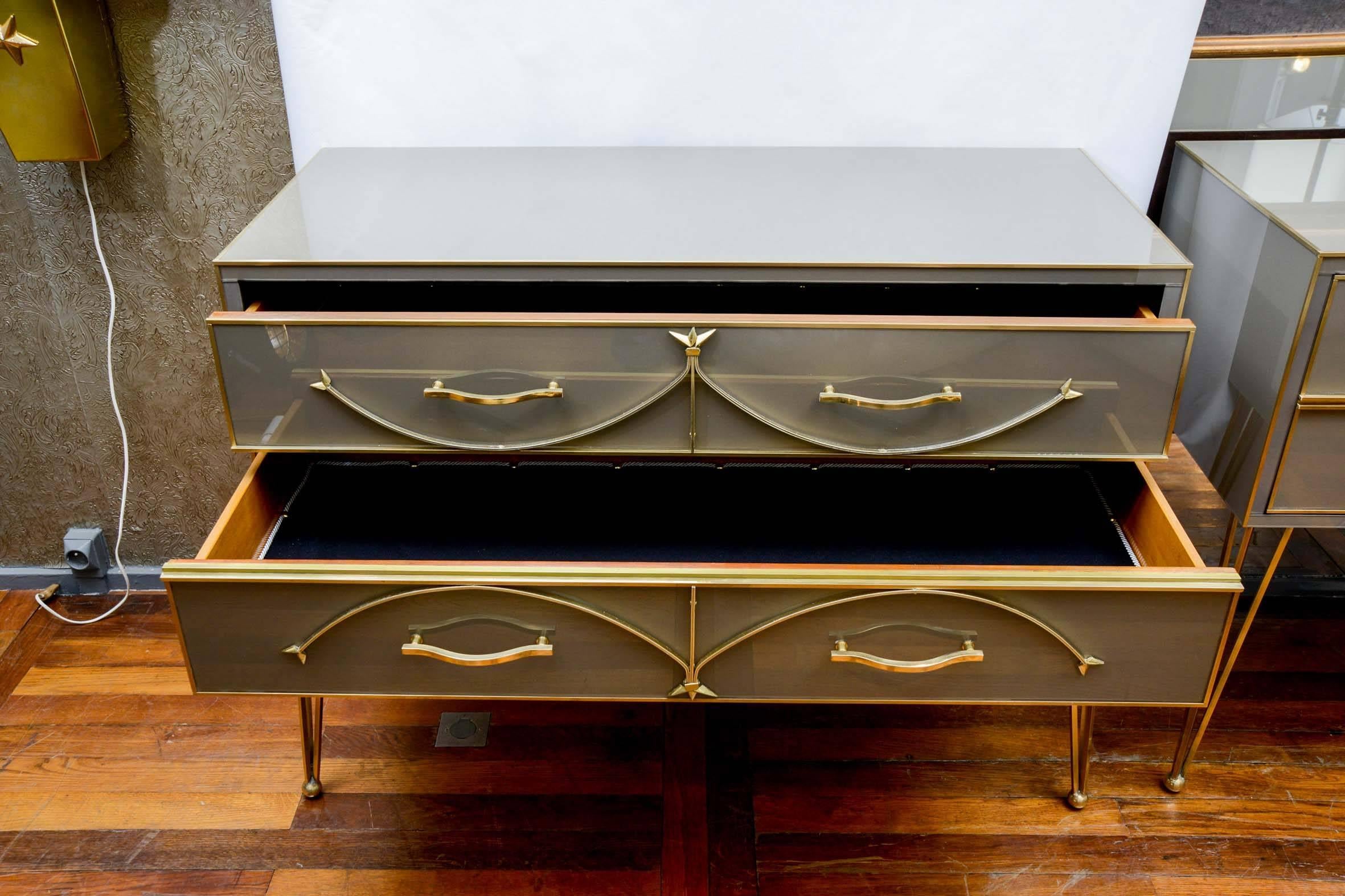 Modern Pair of Commodes