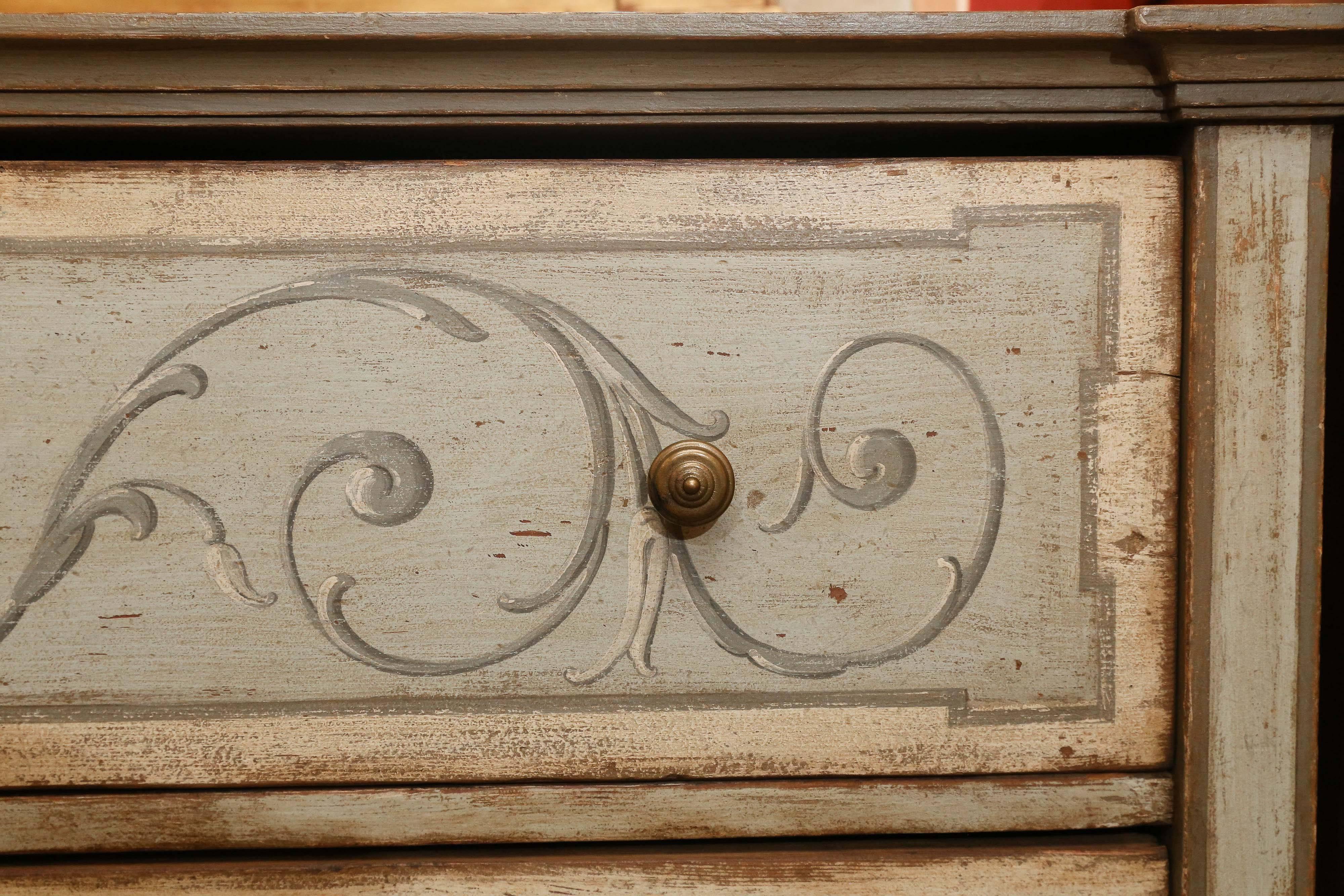 Polychromed Italian Neoclassical-Style Chest, 19th Century 1