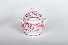 Early 19th-Century Collection of English Staffordshire Pink Lustreware
