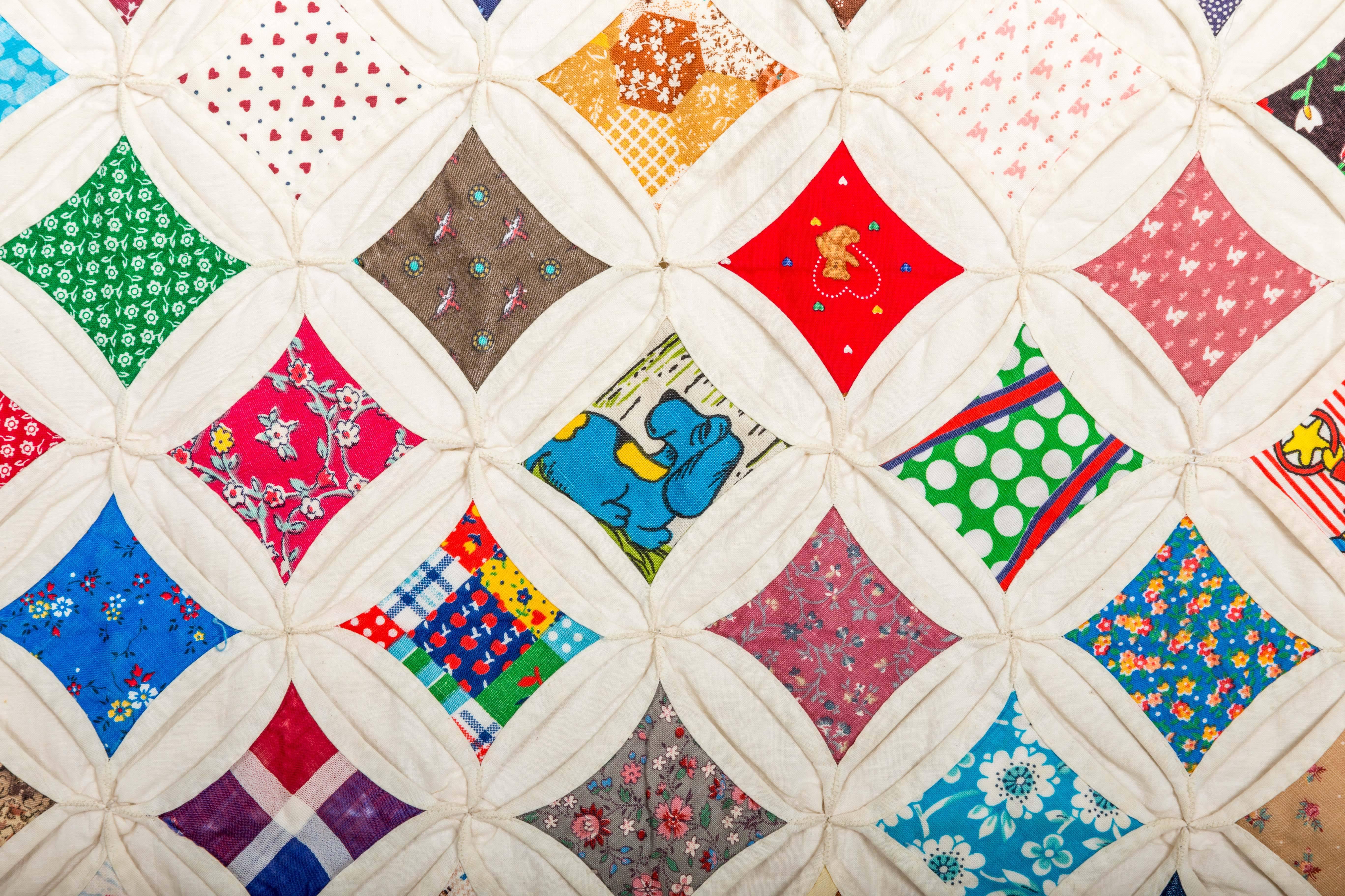 cathedral windows quilt