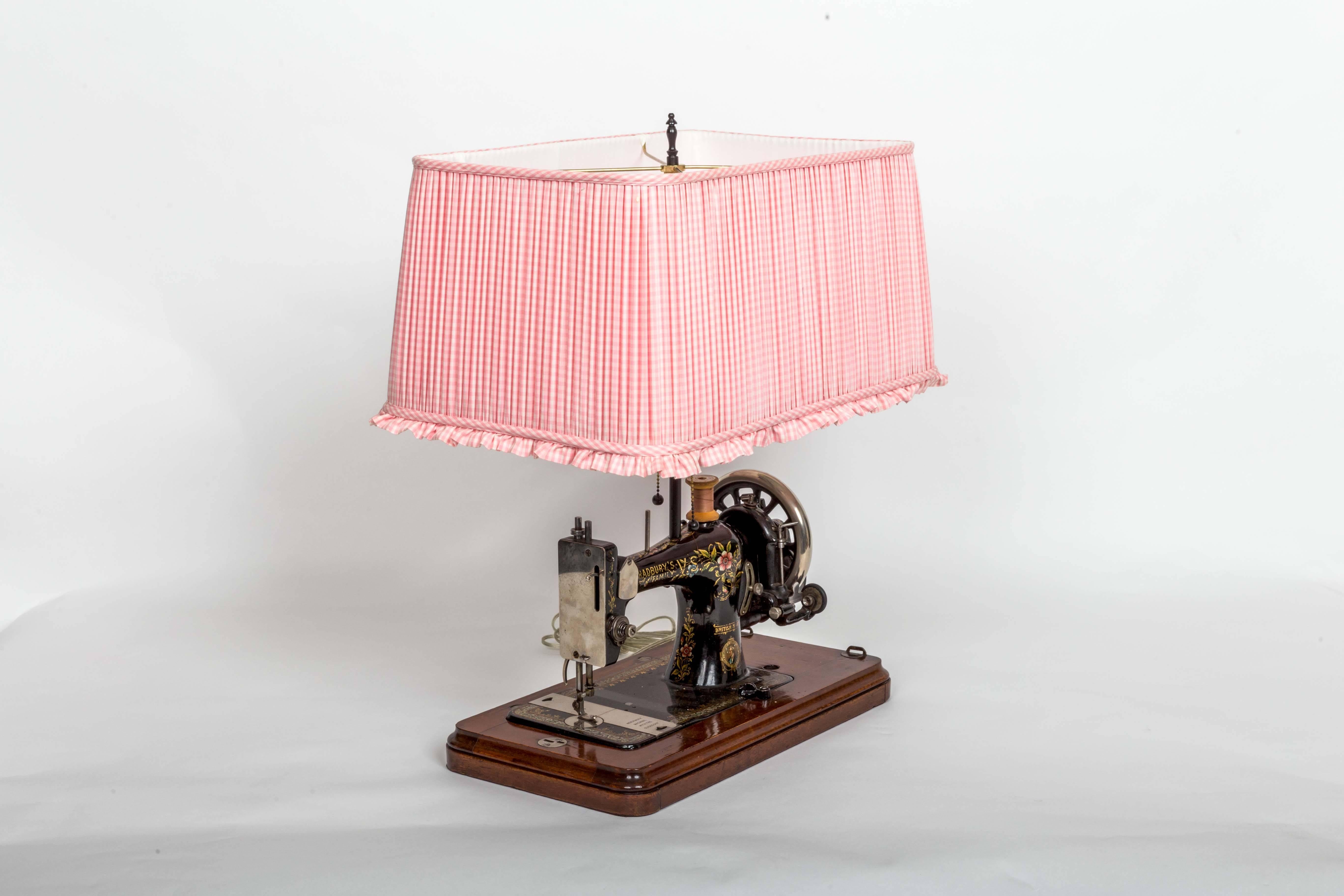 'Diamond and Baratta' Victorian Sewing Machine Lamp at 1stDibs sewing