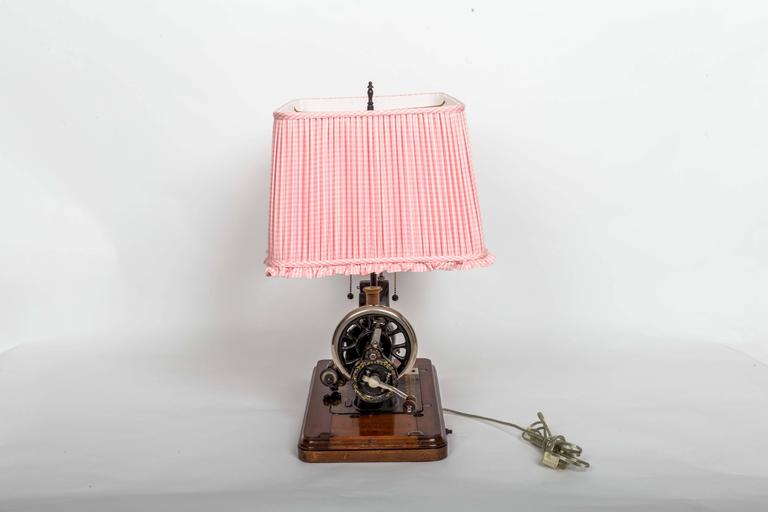 'Diamond and Baratta' Victorian Sewing Machine Lamp at 1stDibs sewing