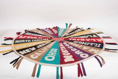 Folk Art Felt Pennant Medallion