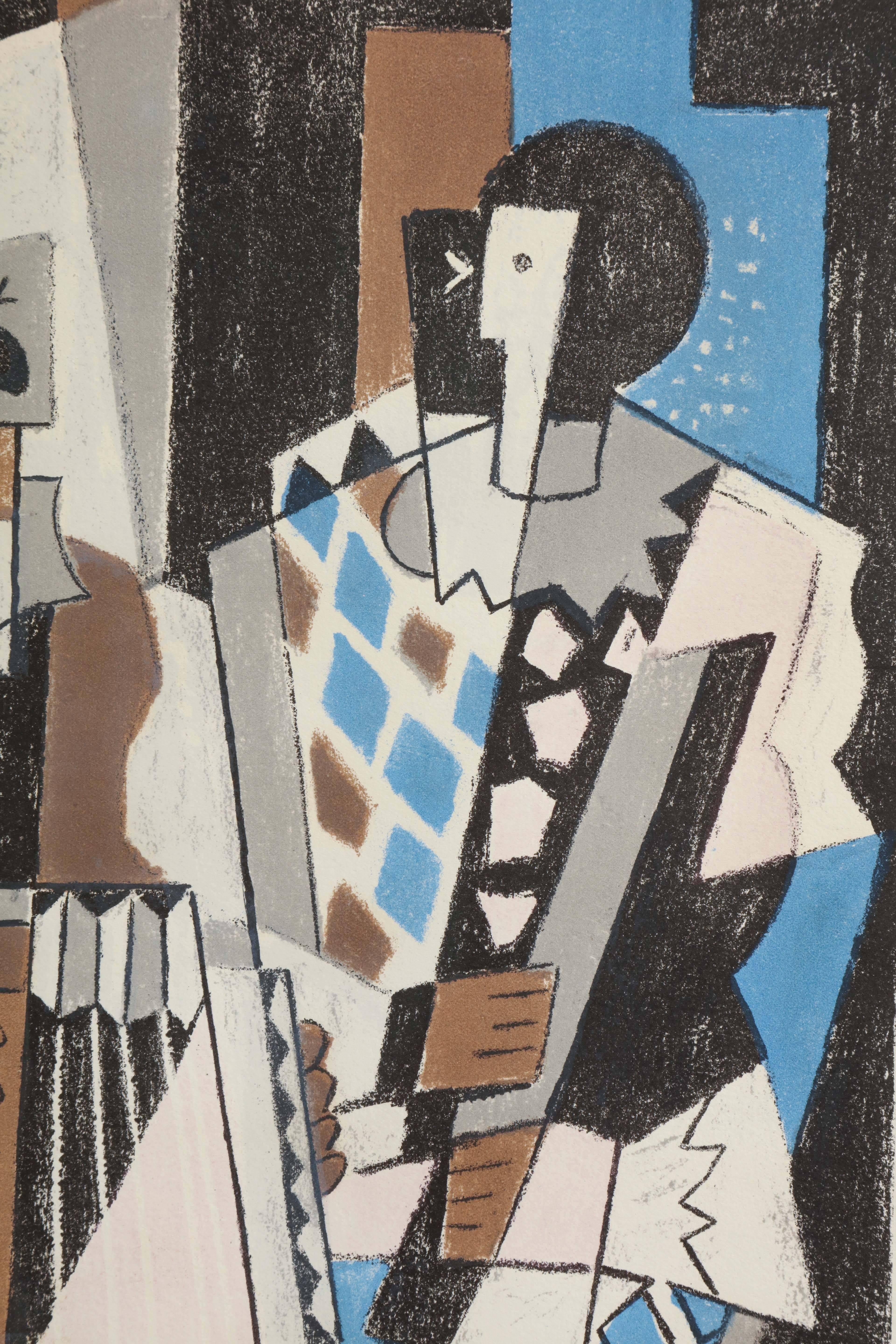 'Arlequins' 'Meloni 24' by Gino Severini In Excellent Condition For Sale In New York, NY