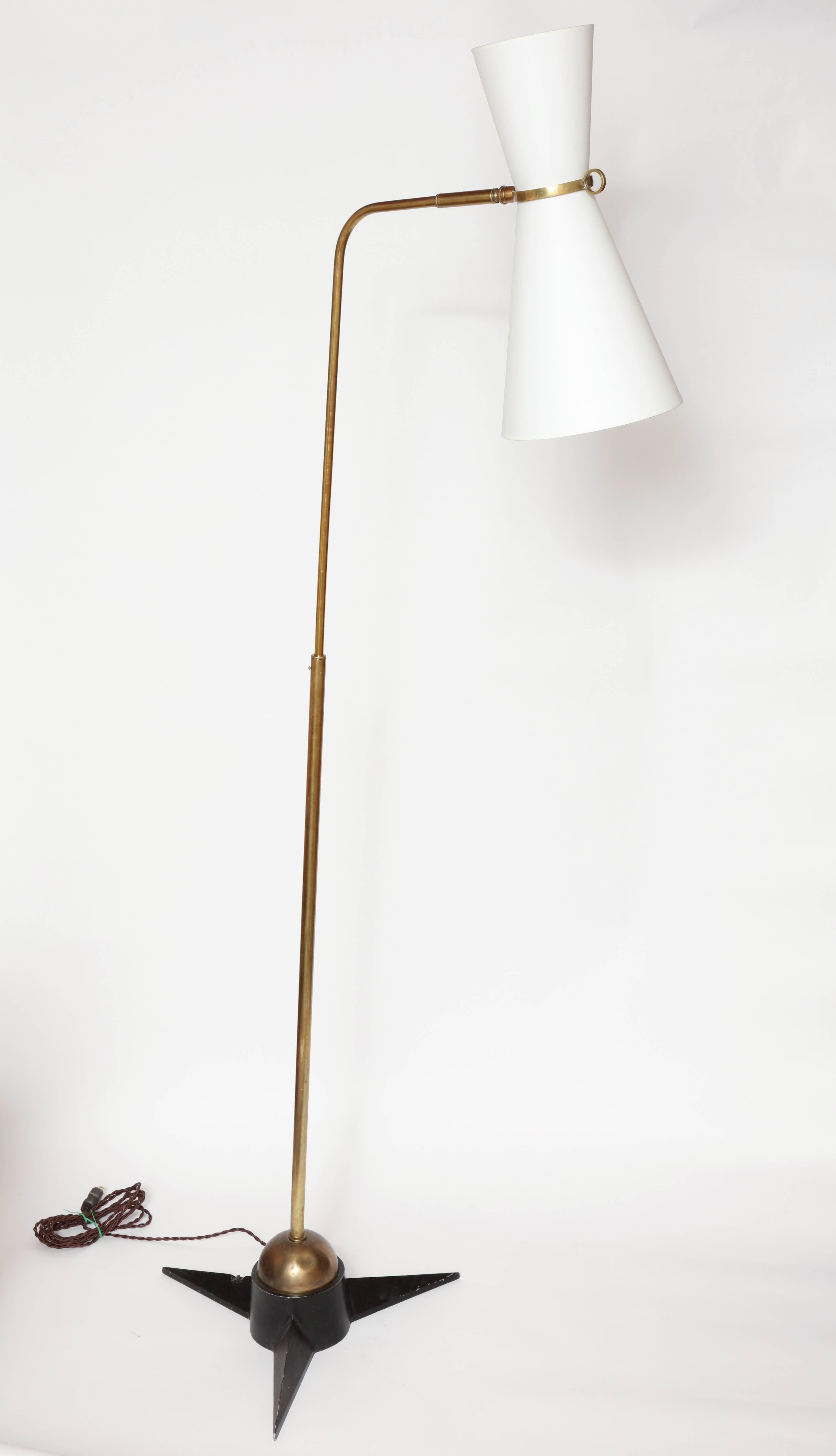 Mid-20th Century Robert Mathieu Articulated Floor Lamp, 1950s, France