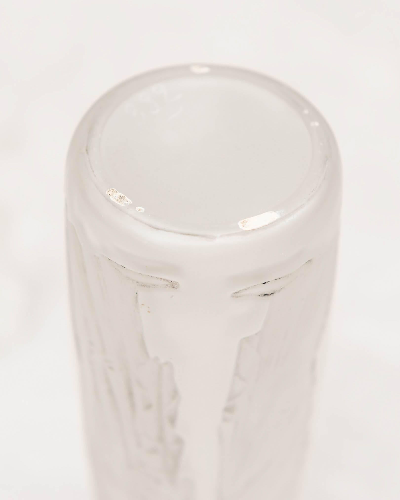 Glass Lalique Perfume Bottle
