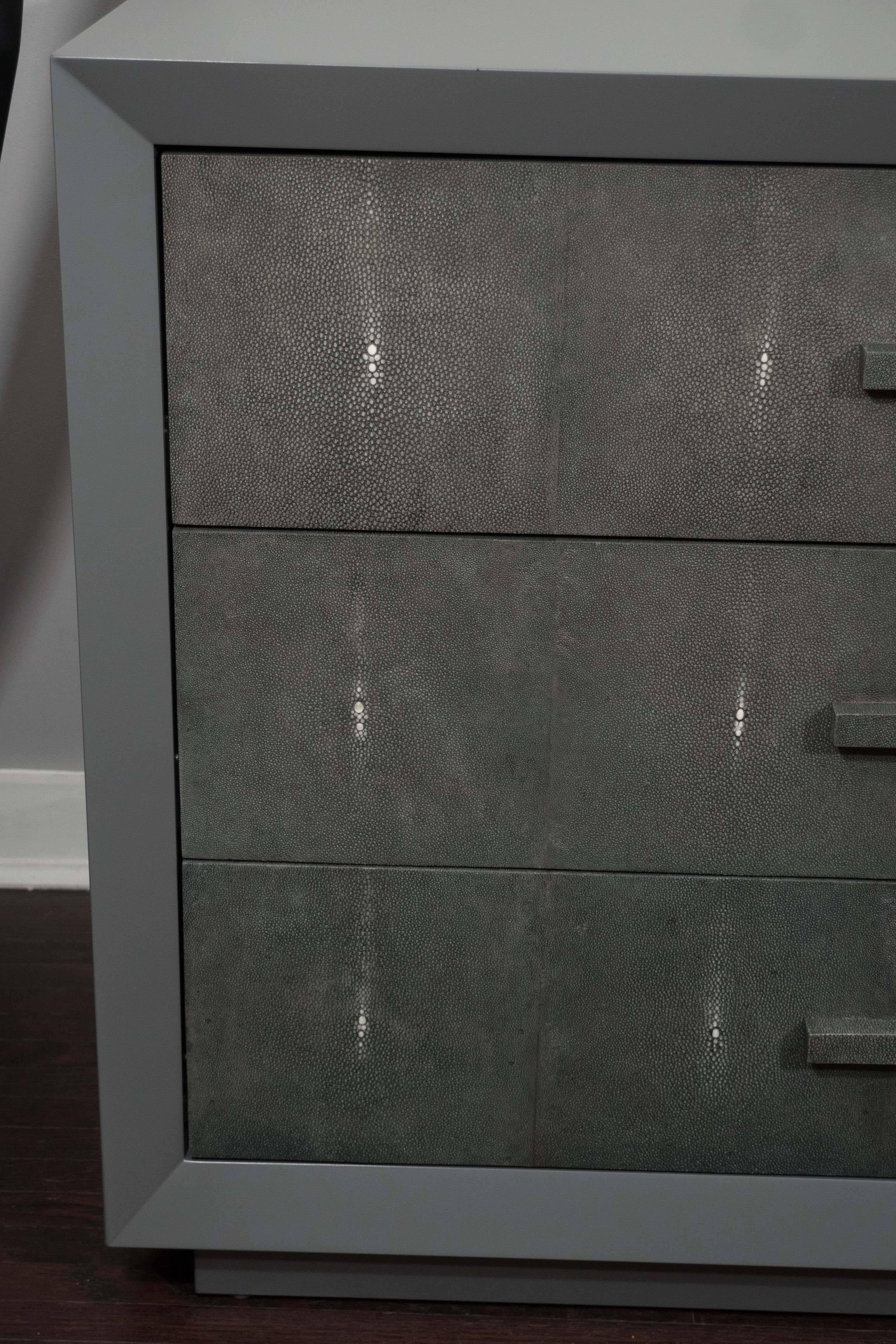 grey lacquer dresser