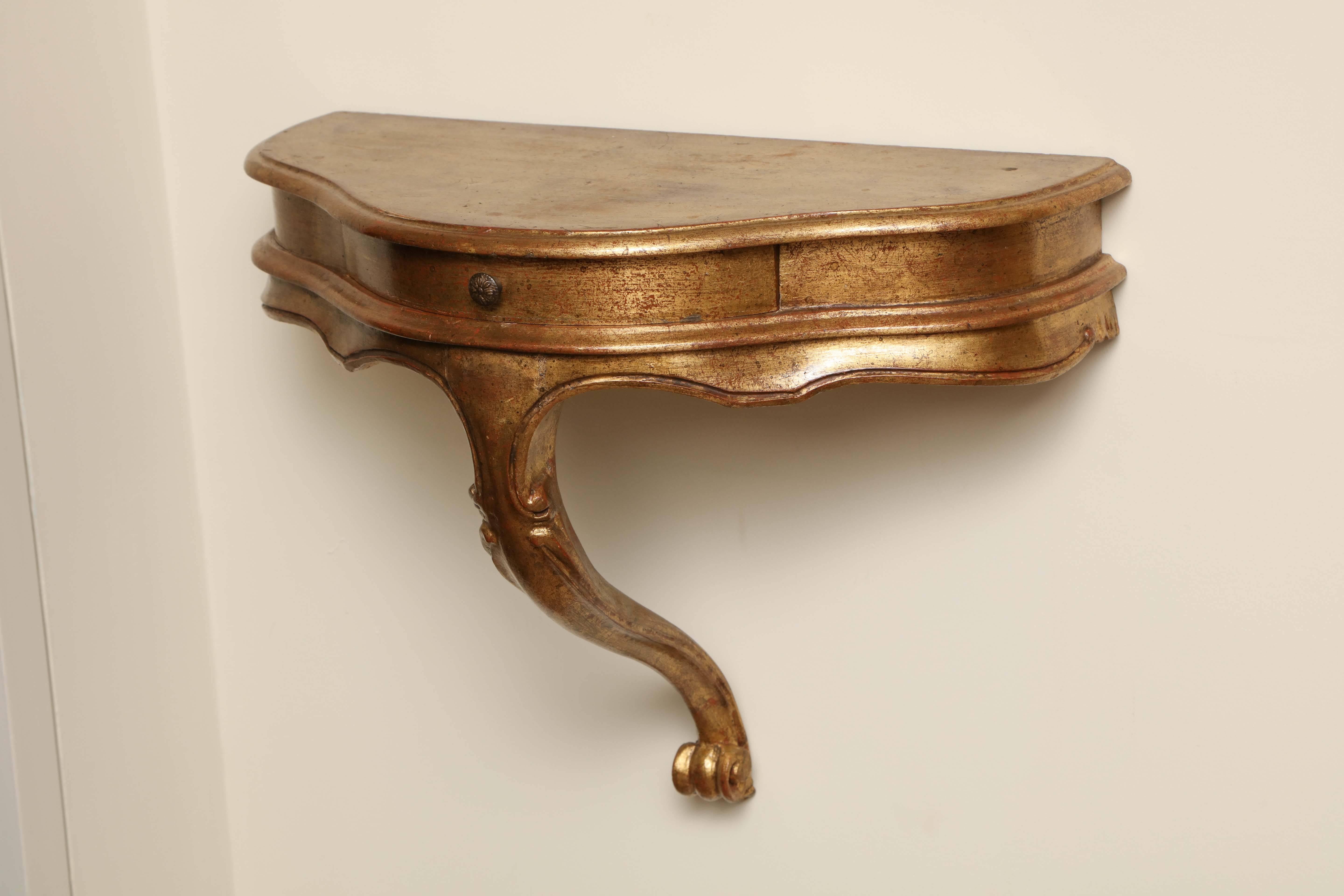 Italianate Gilded Console In Excellent Condition In New York, NY