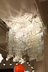 Leucos modernest chandelier Italian made in 1970